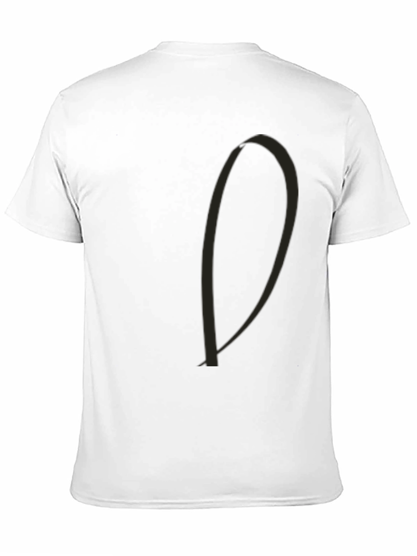 Minimalist Black Cotton Blend T-Shirt Casual Wear