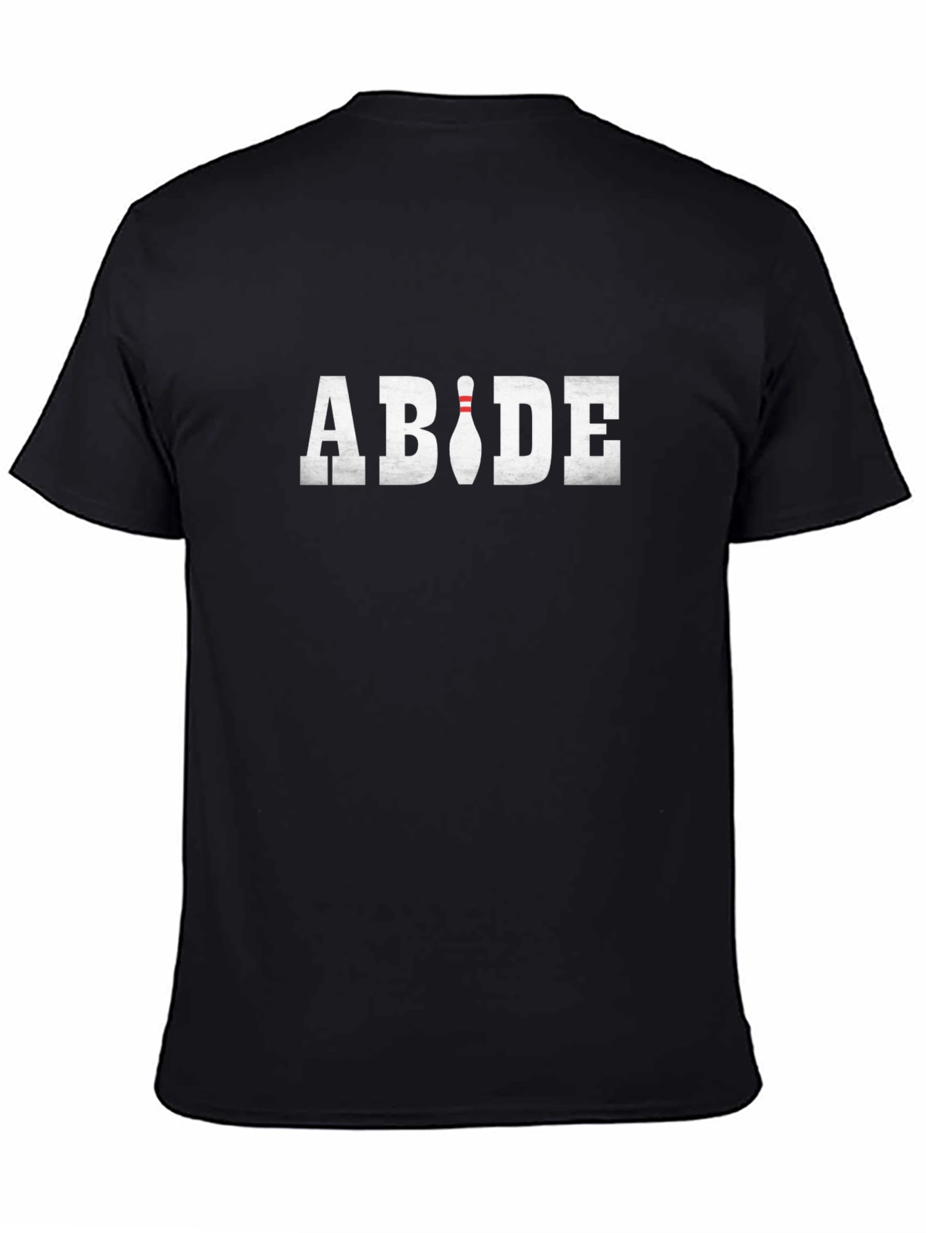 The Dude Abides T-Shirt - Bowling Pin