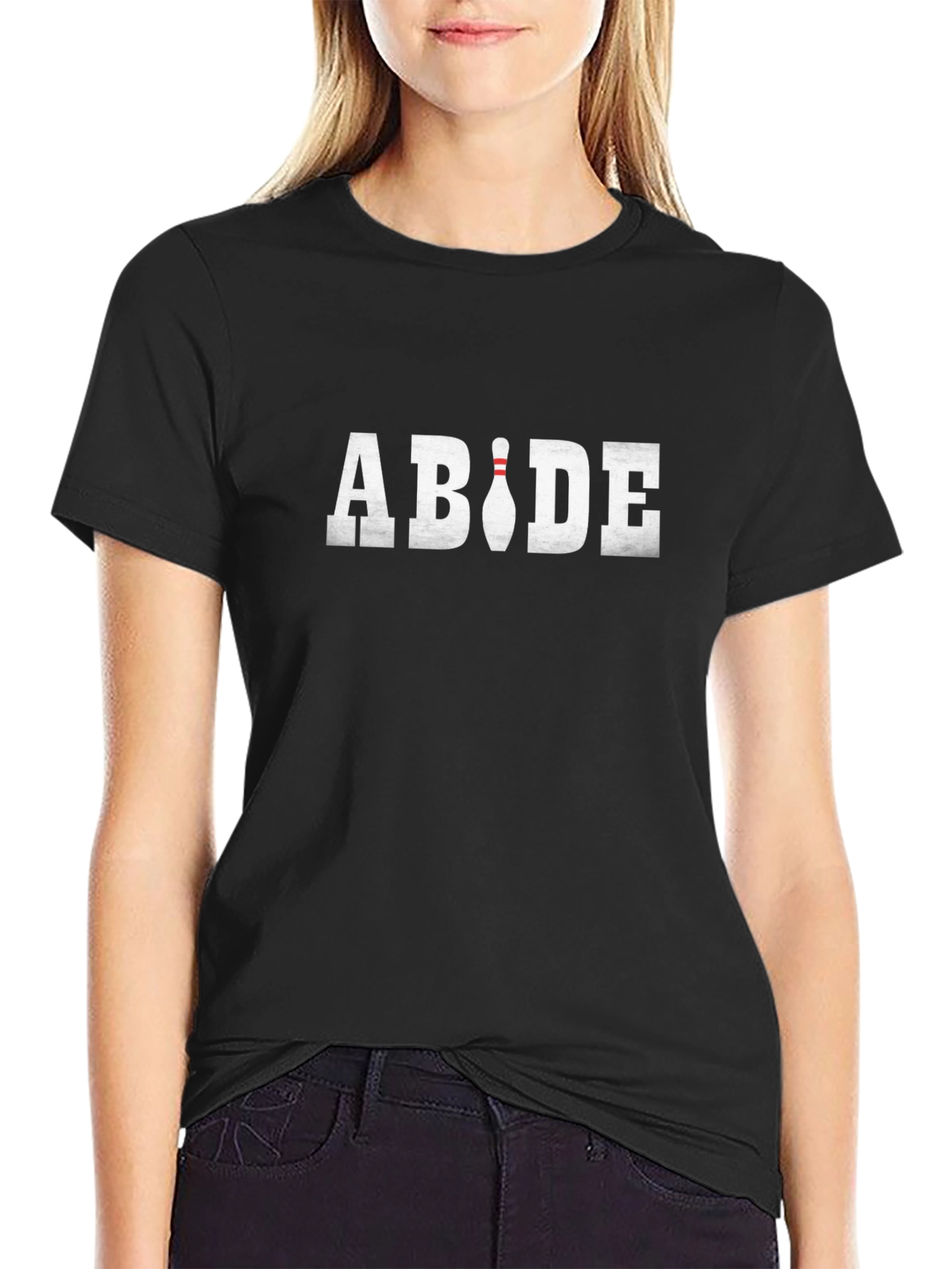 The Dude Abides T-Shirt - Bowling Pin