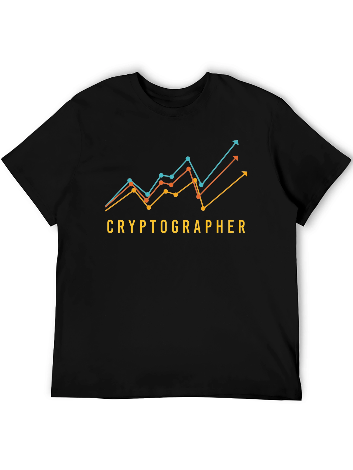 Cryptographer Trend T-Shirt - Black Crypto Design Tee