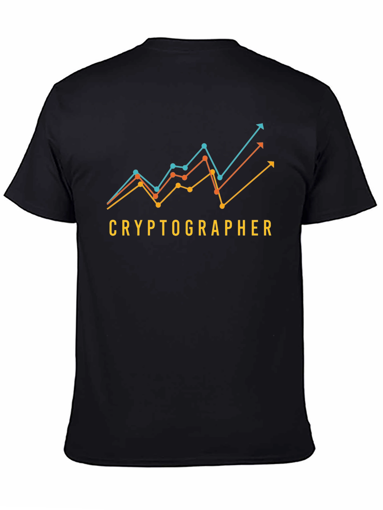 Cryptographer Trend T-Shirt - Black Crypto Design Tee