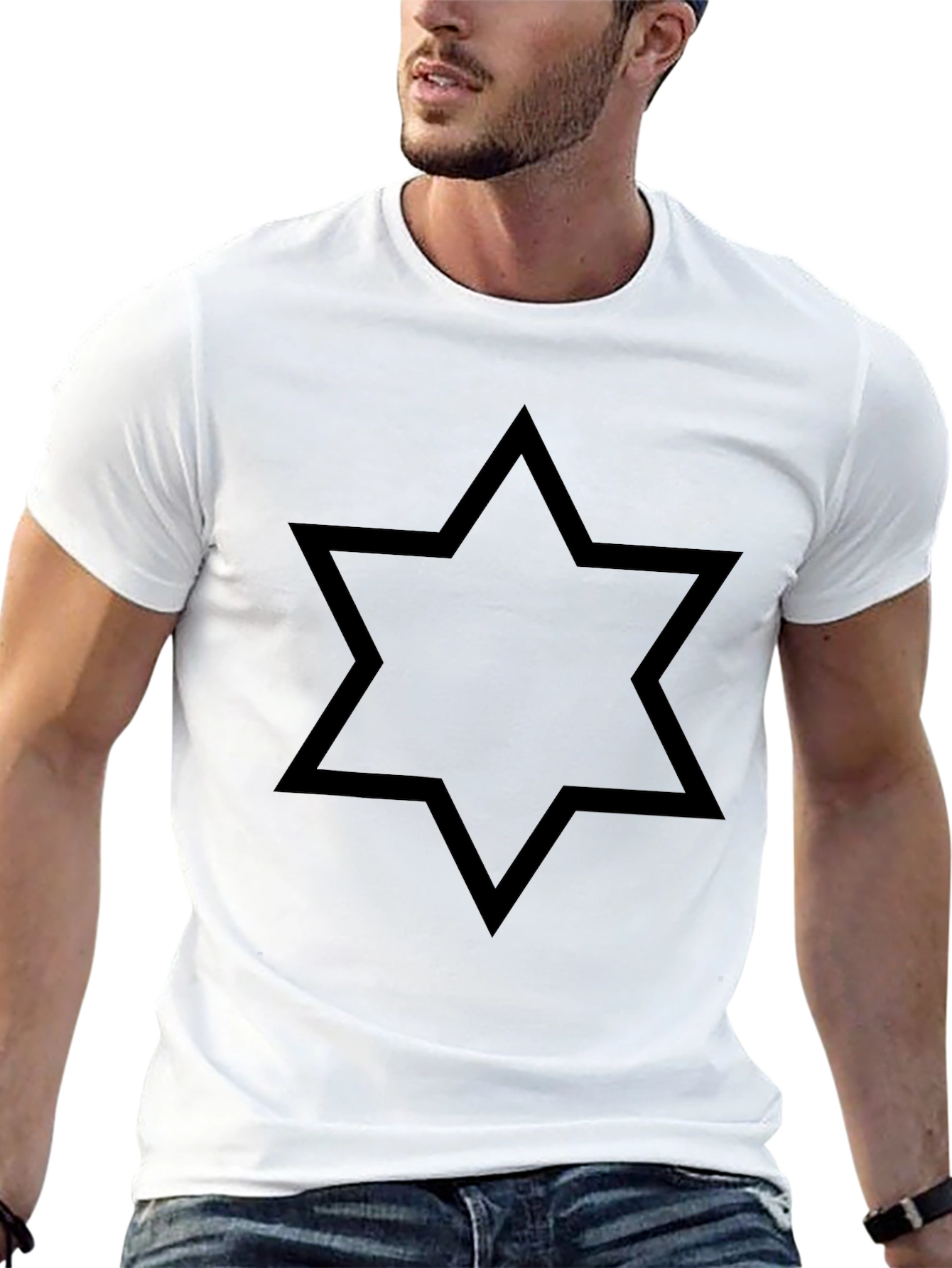 Star of David Black T-Shirt
