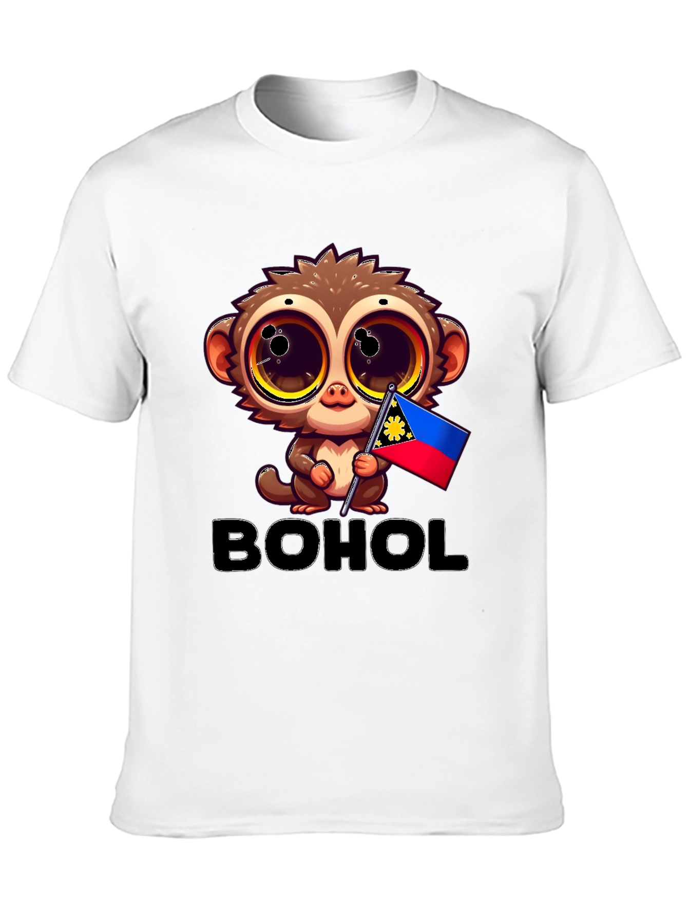 Bohol Tarsier Graphic Tee - Black