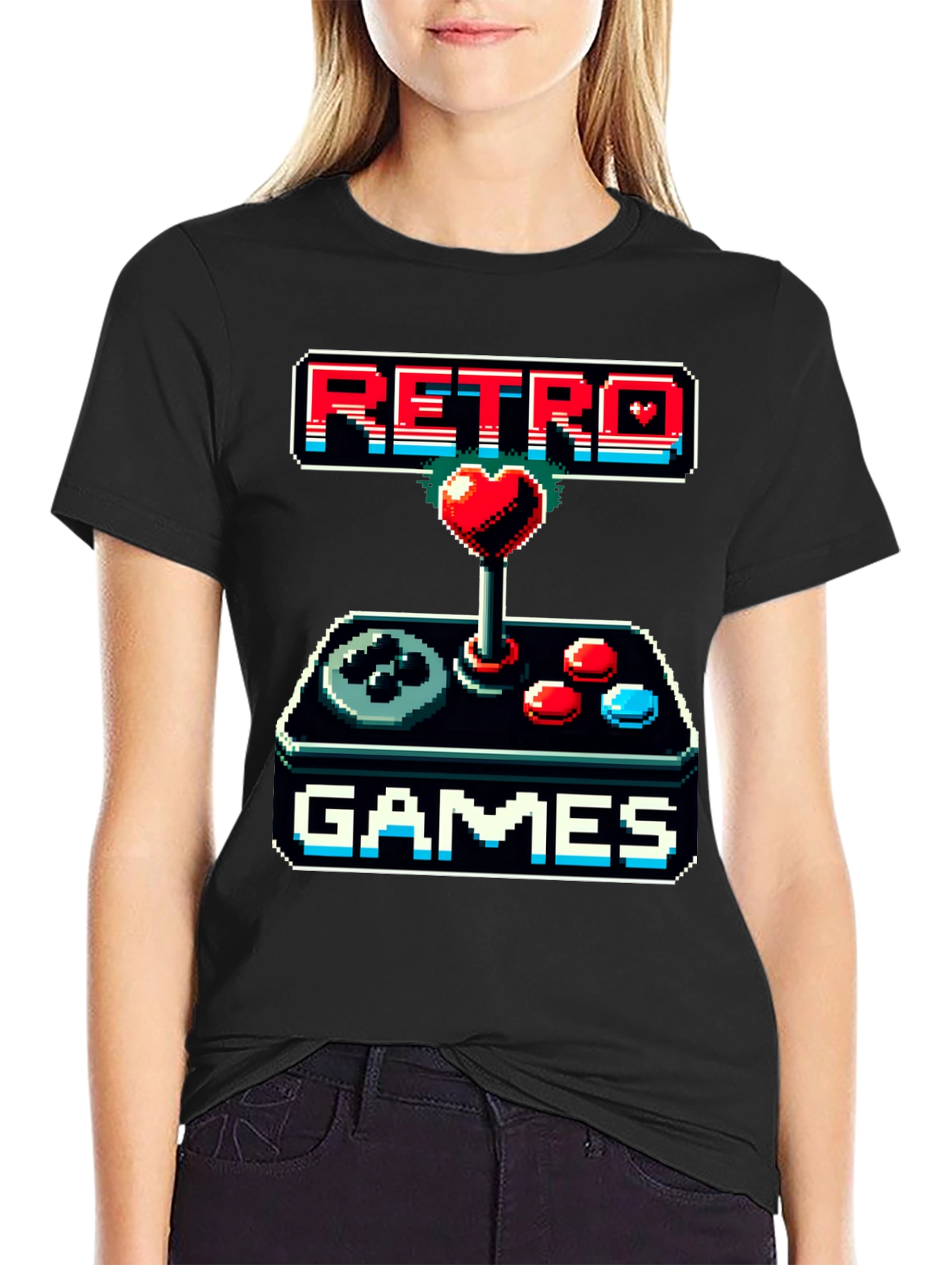 Retro Games Pixel Art T-Shirt