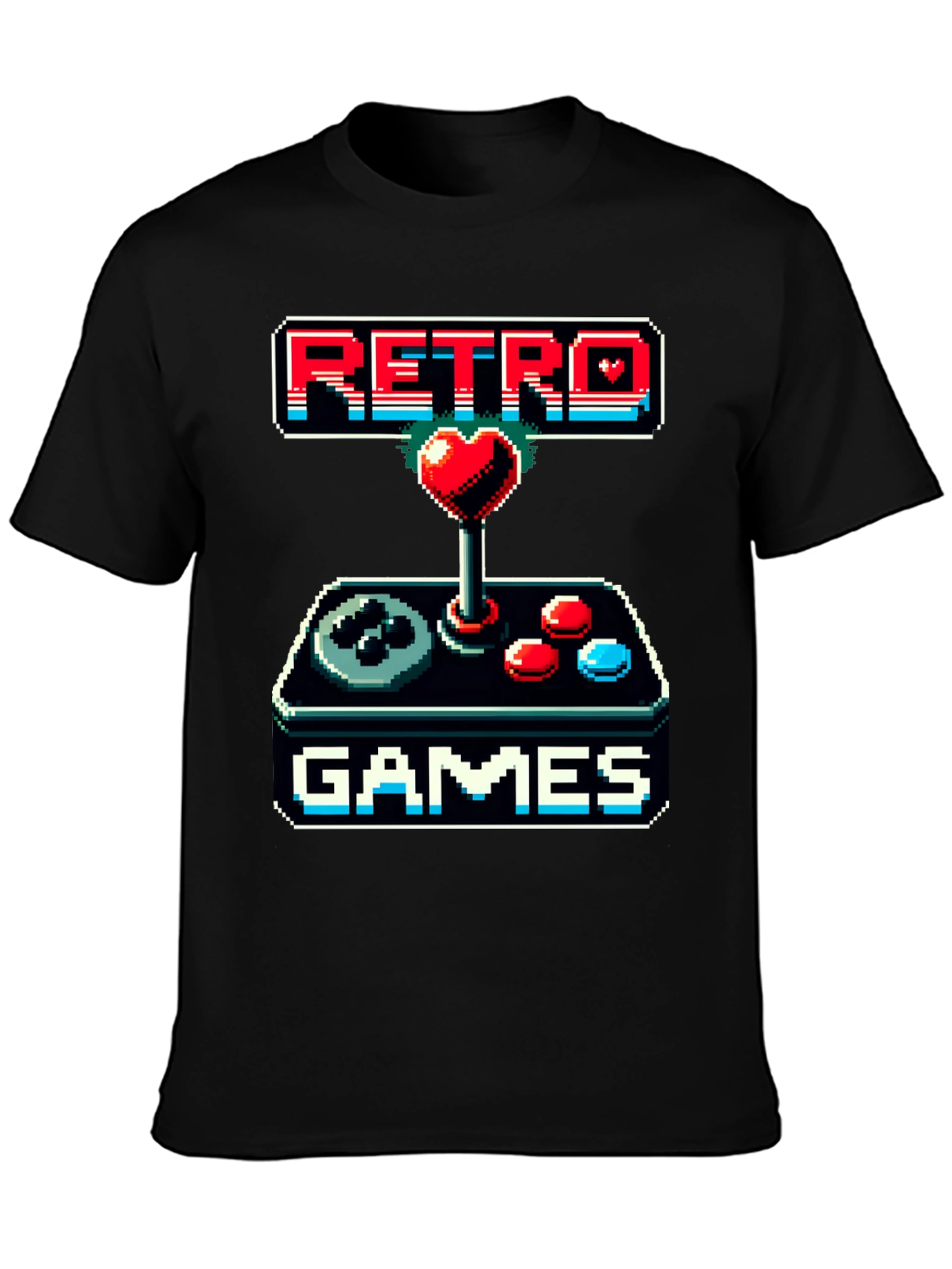 Retro Games Pixel Art T-Shirt