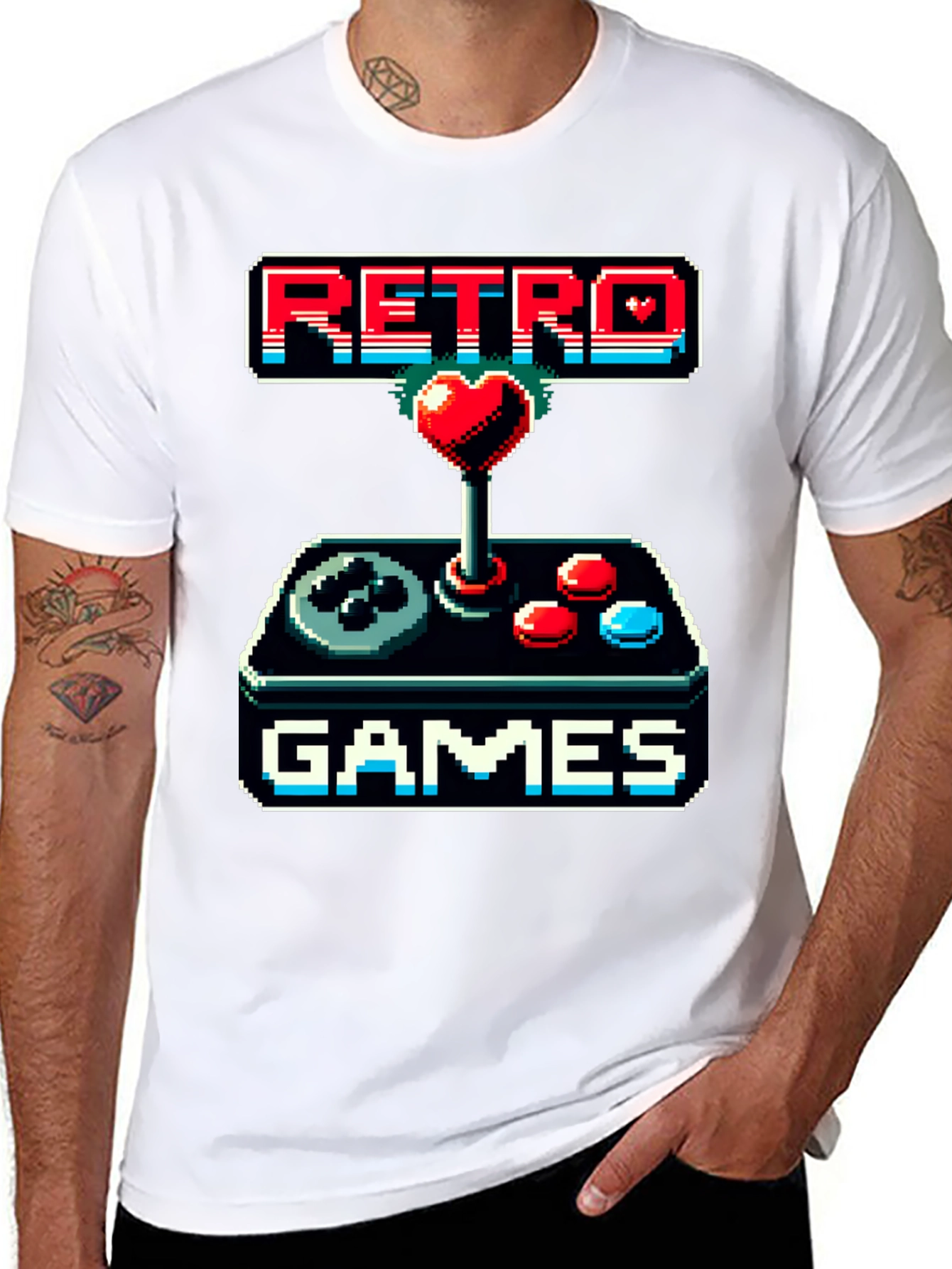 Retro Games Pixel Art T-Shirt