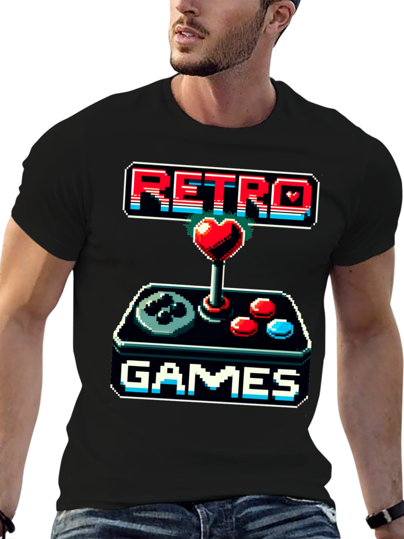 Retro Games Pixel Art T-Shirt