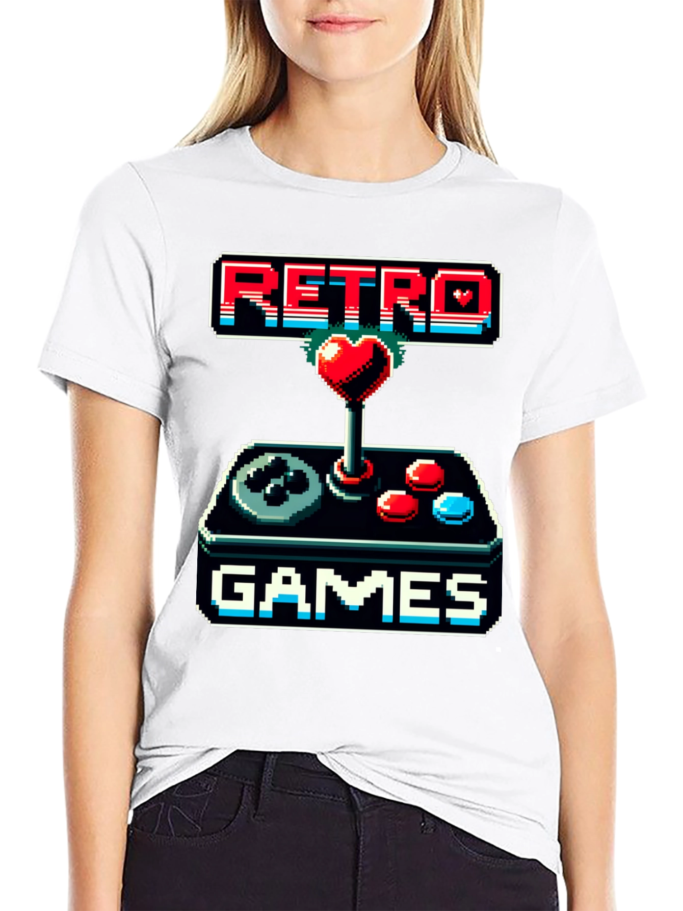 Retro Games Pixel Art T-Shirt