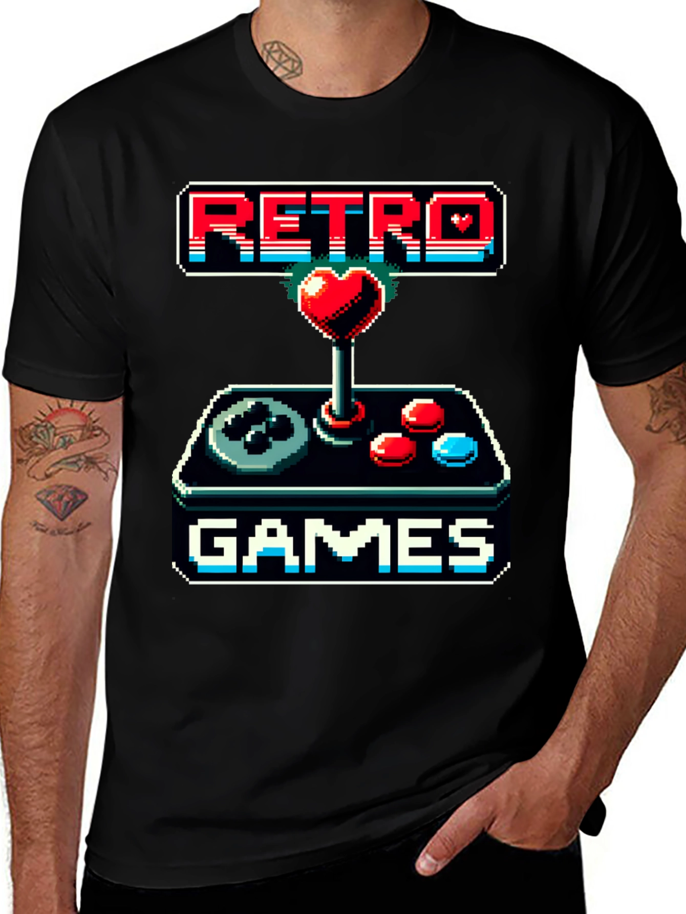 Retro Games Pixel Art T-Shirt
