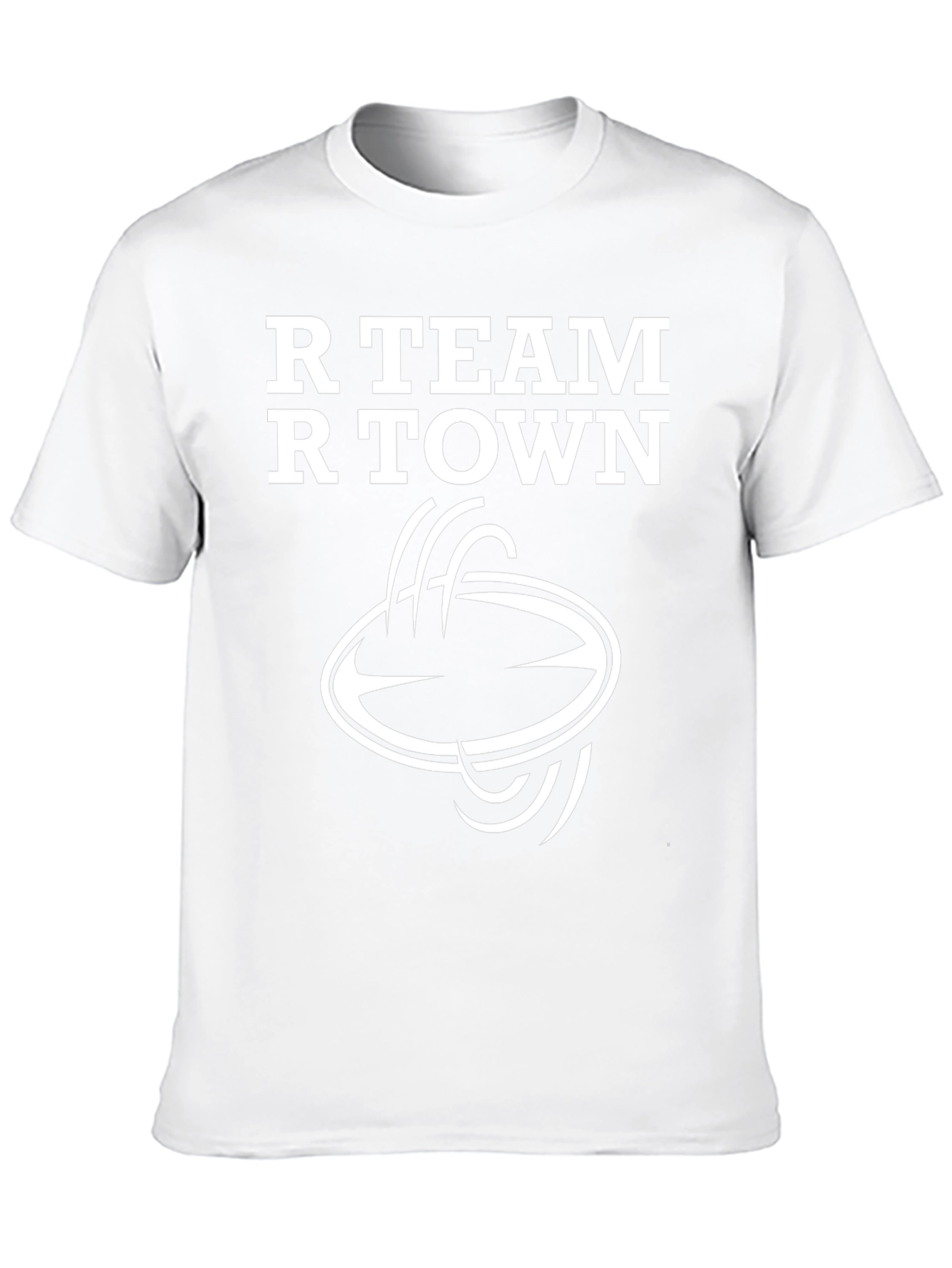 R Team R Town Black Graphic Tee