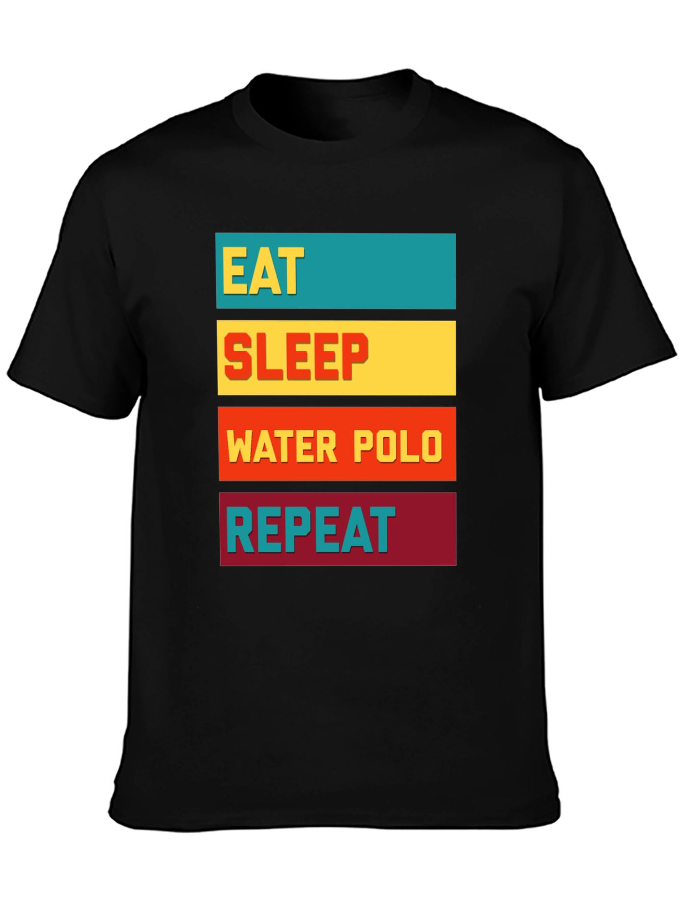 Eat Sleep Water Polo Repeat Graphic T-Shirt