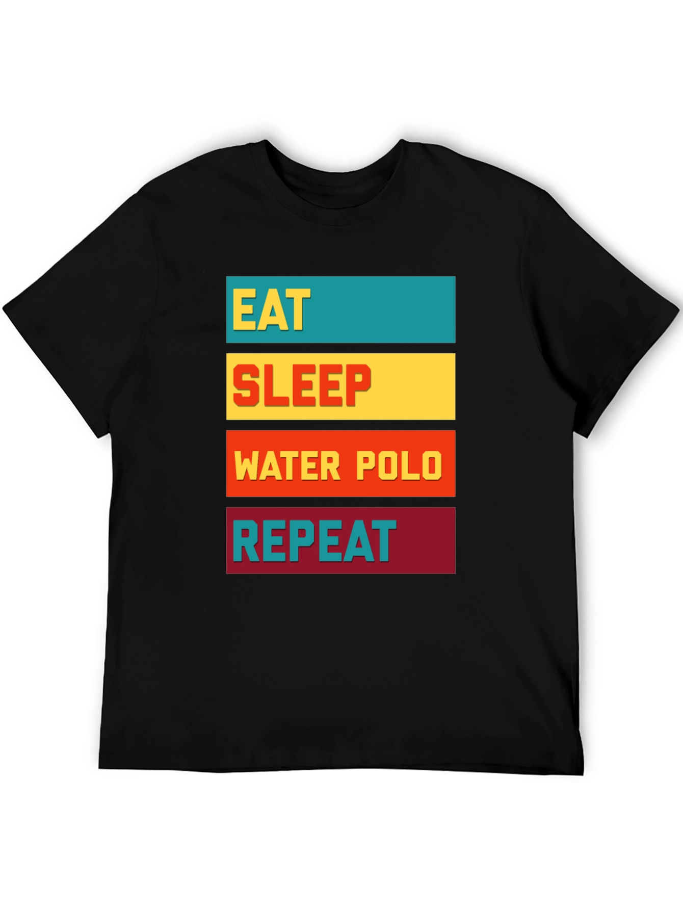 Eat Sleep Water Polo Repeat Graphic T-Shirt