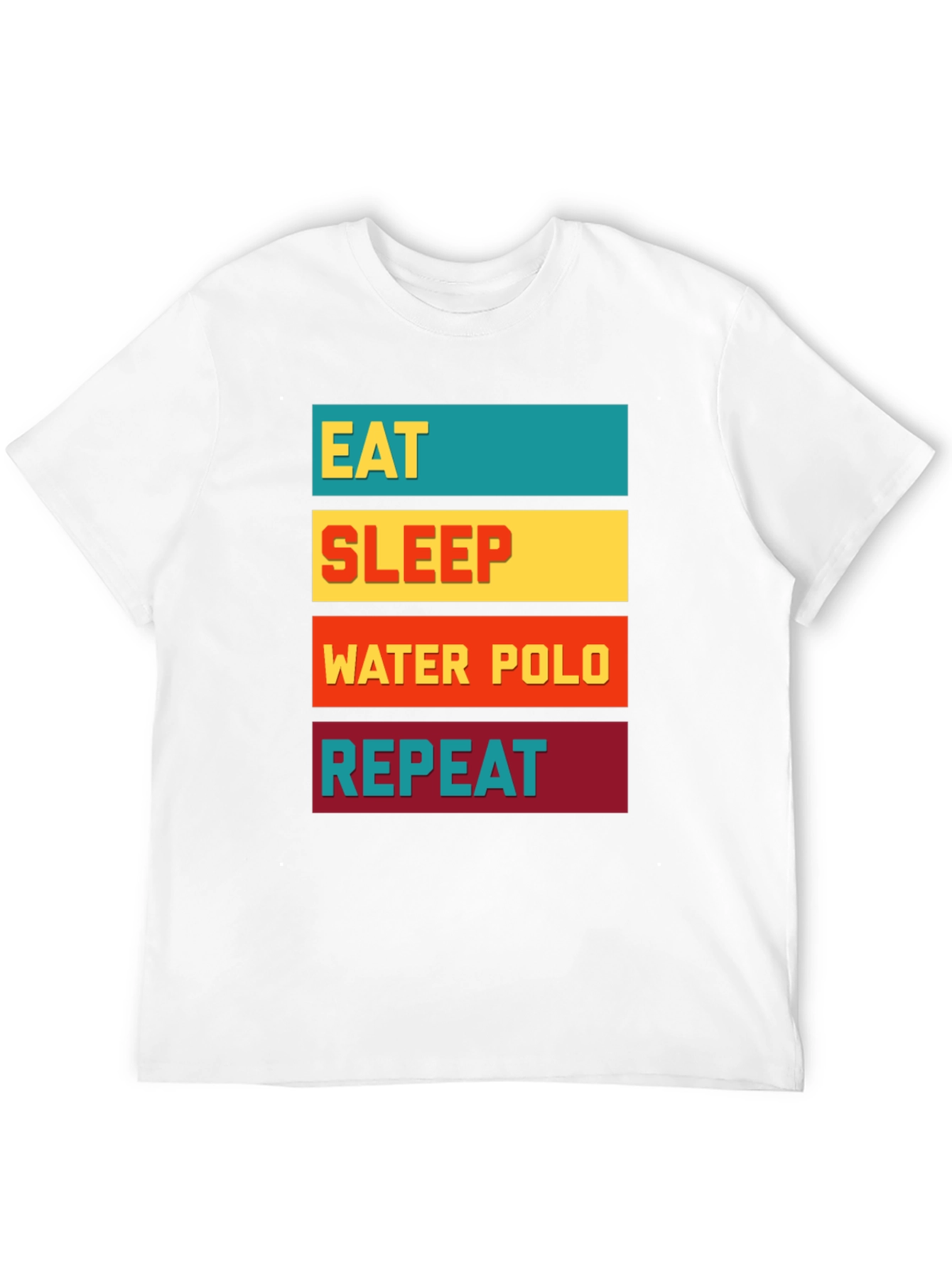 Eat Sleep Water Polo Repeat Graphic T-Shirt