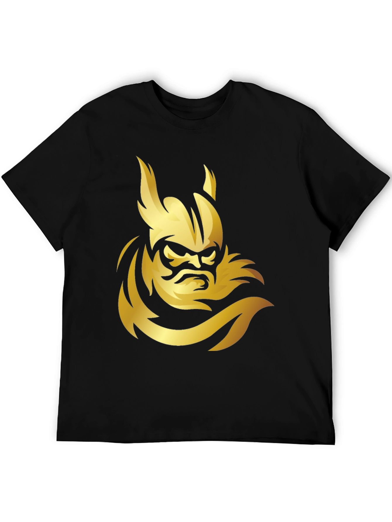 Viking Warrior Graphic Black T-Shirt