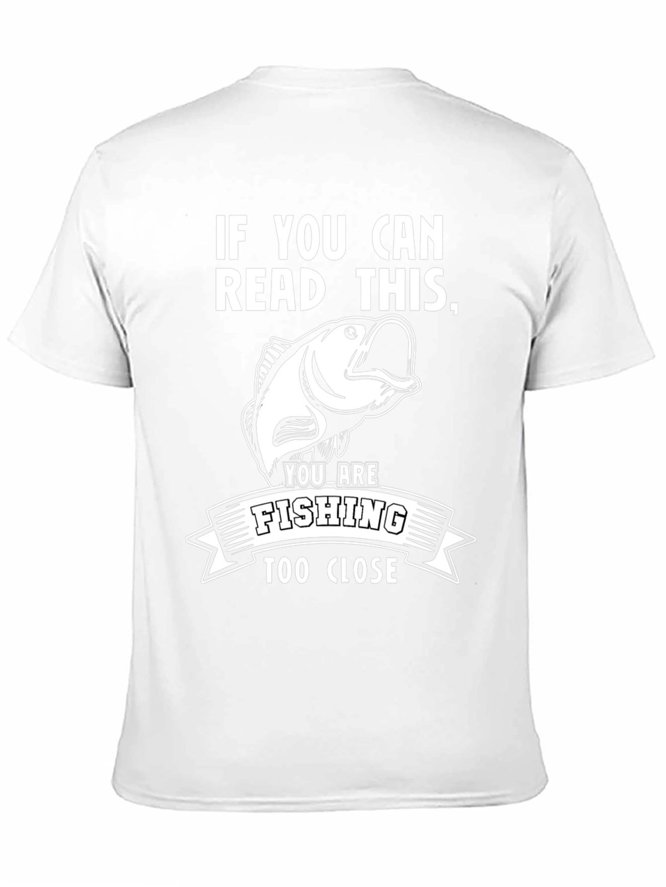 Fishing Too Close Graphic Tee
