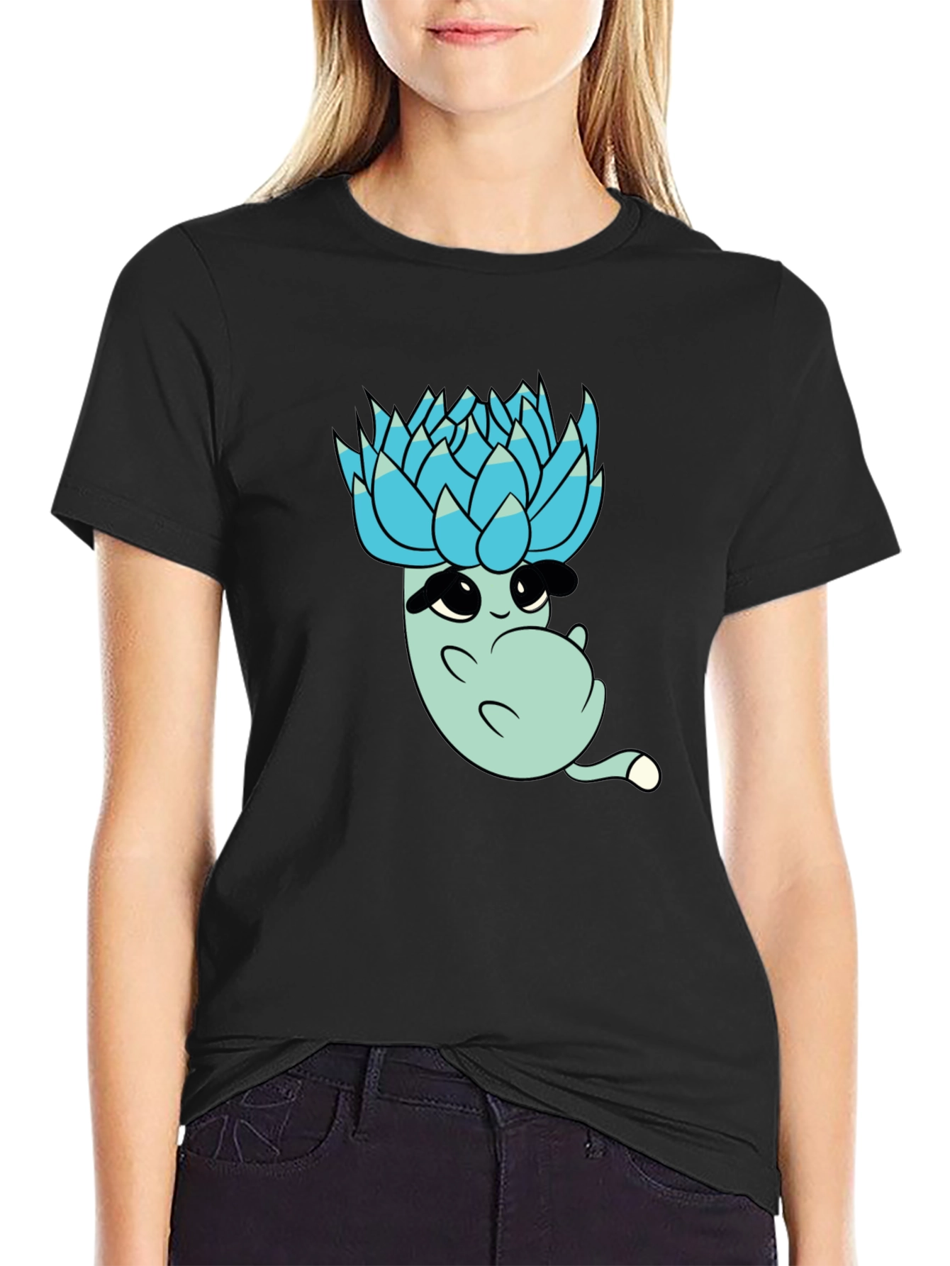 Cute Succulent Graphic T-Shirt