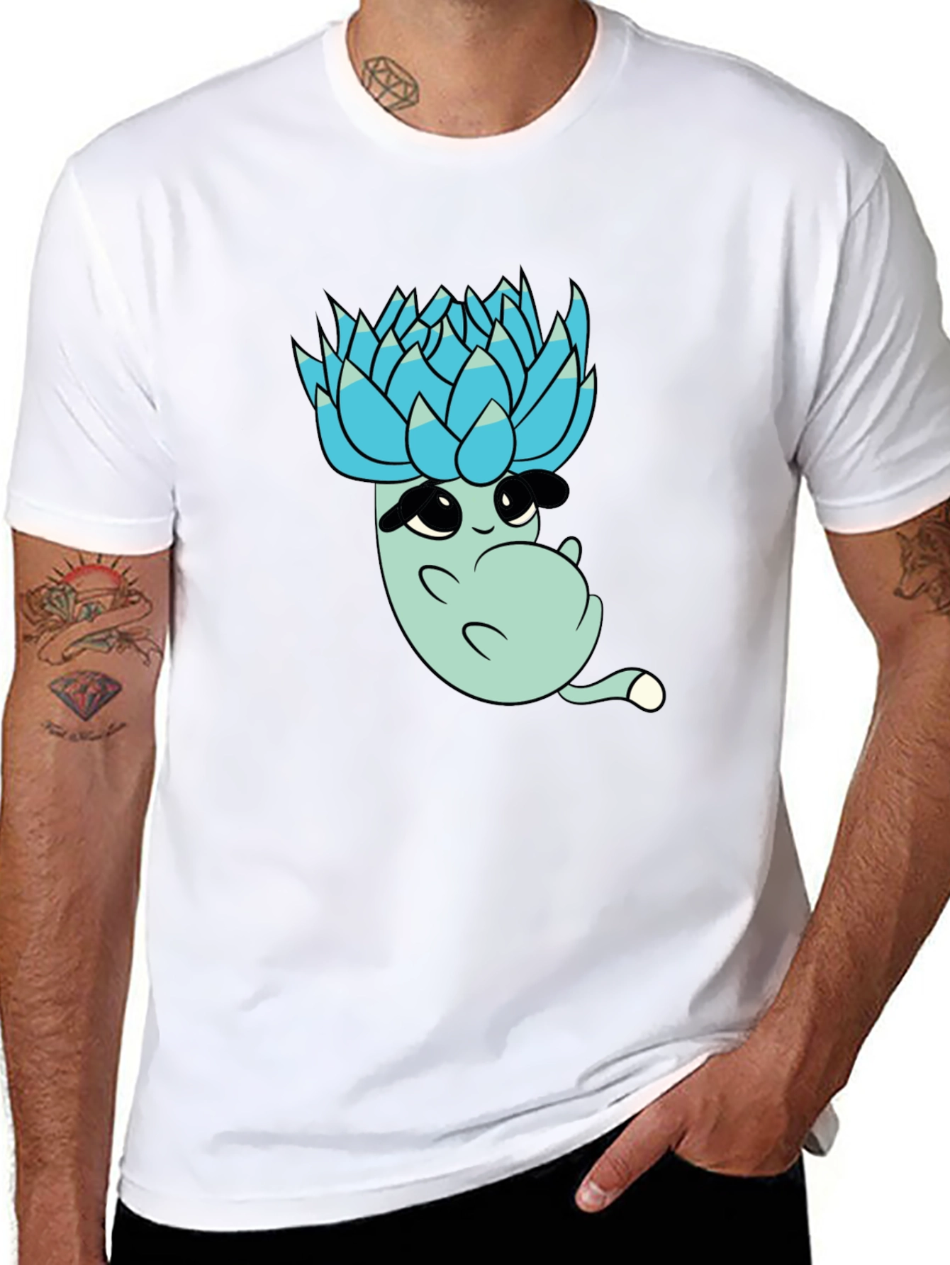 Cute Succulent Graphic T-Shirt
