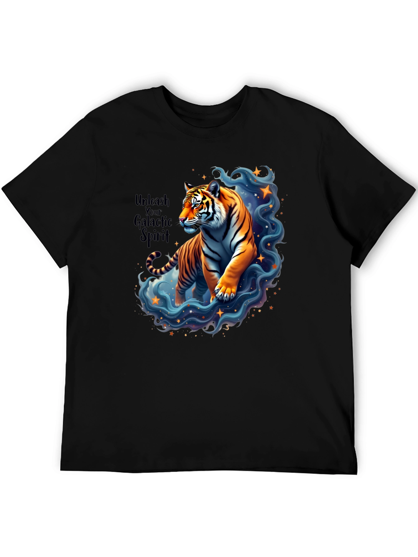 Unleash Your Galactic Spirit Tiger T-Shirt