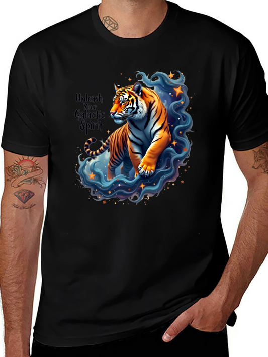 Unleash Your Galactic Spirit Tiger T-Shirt