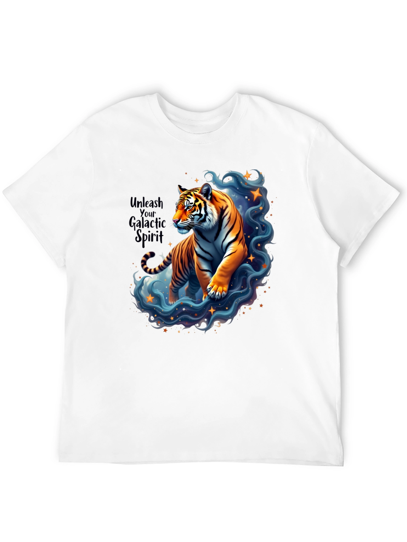 Unleash Your Galactic Spirit Tiger T-Shirt