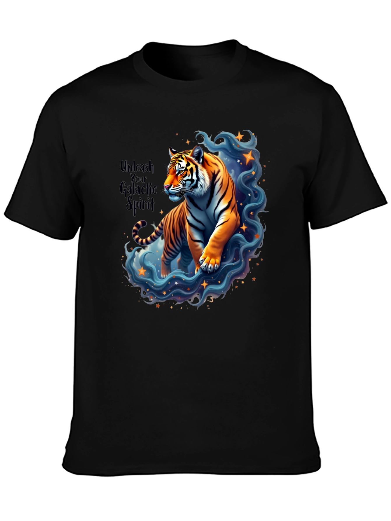 Unleash Your Galactic Spirit Tiger T-Shirt