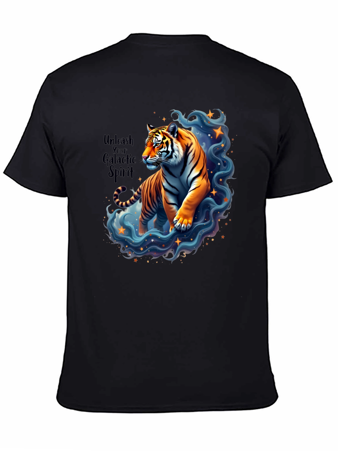 Unleash Your Galactic Spirit Tiger T-Shirt