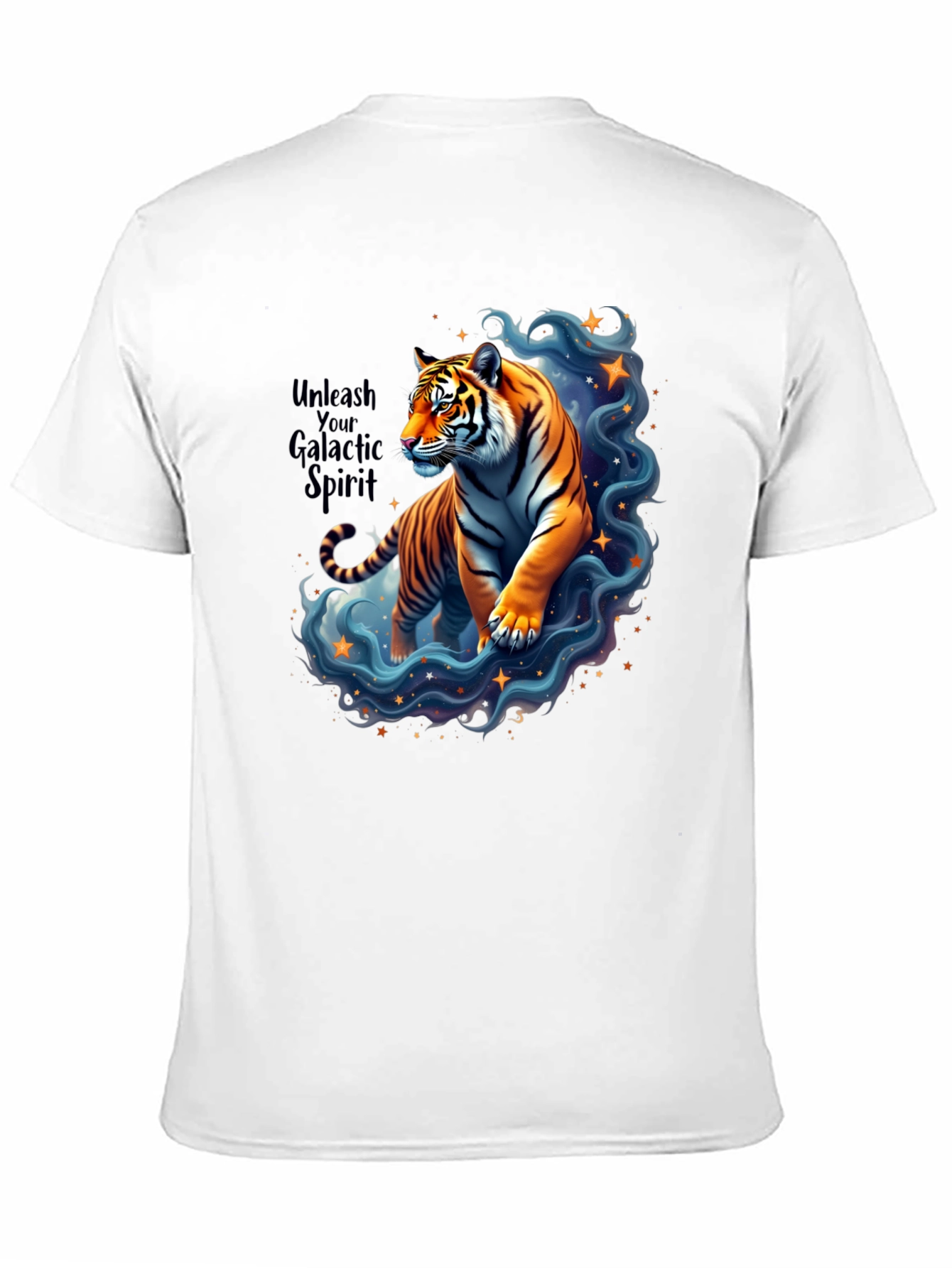 Unleash Your Galactic Spirit Tiger T-Shirt