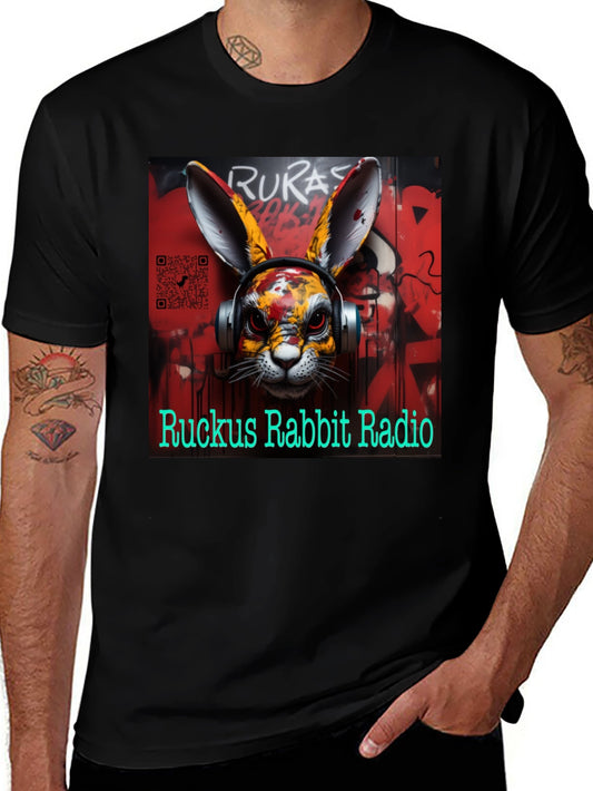 Ruckus Rabbit Radio Graphic Tee
