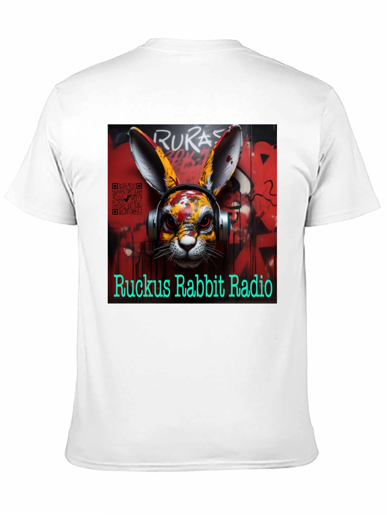 Ruckus Rabbit Radio Graphic Tee