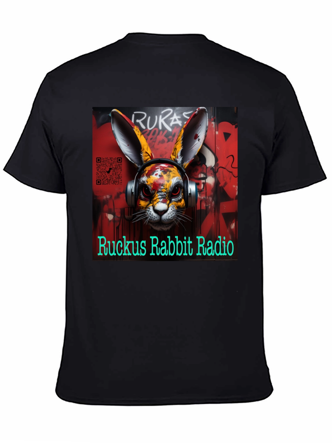 Ruckus Rabbit Radio Graphic Tee