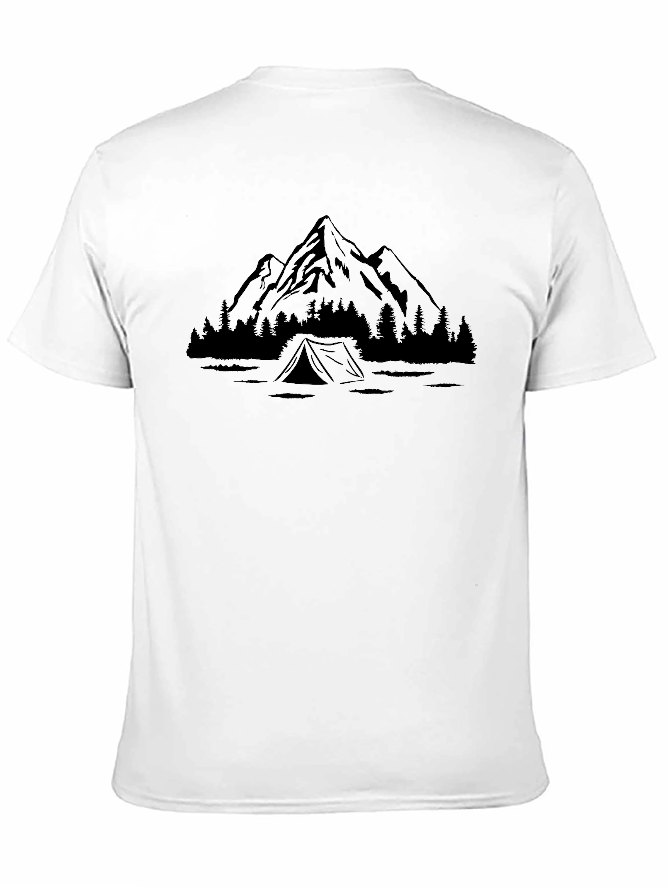 Mountain & Tent Graphic Tee - Adventure Ready