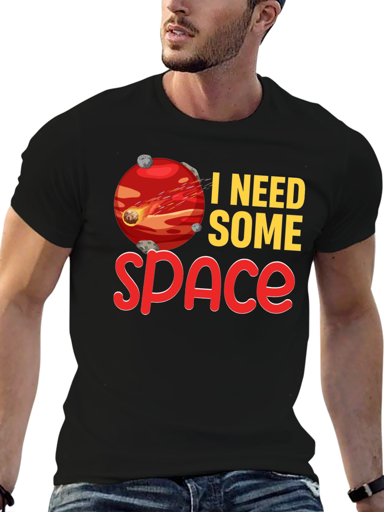 I Need Some Space T-Shirt Planet Graphic Tee