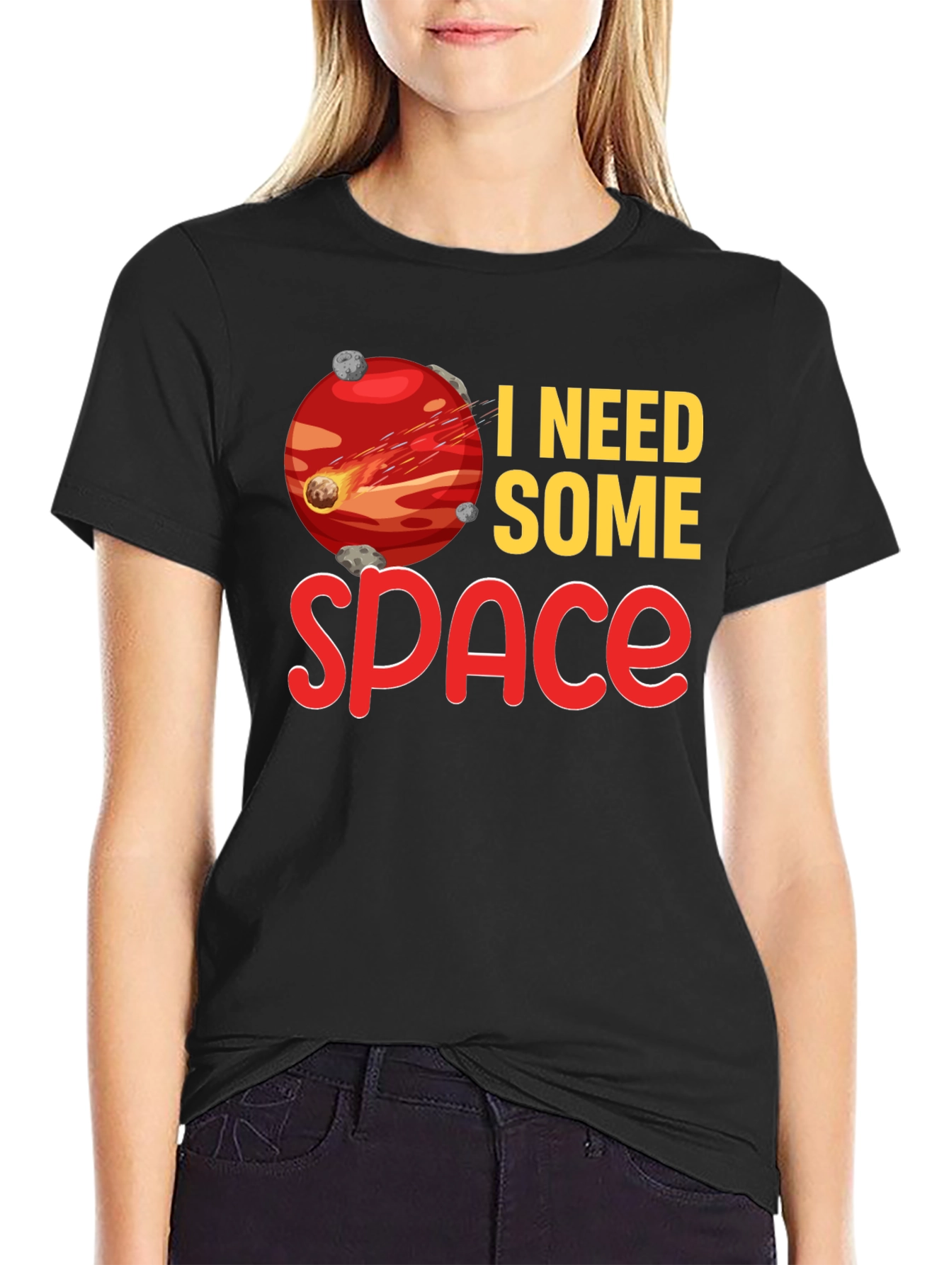 I Need Some Space T-Shirt Planet Graphic Tee