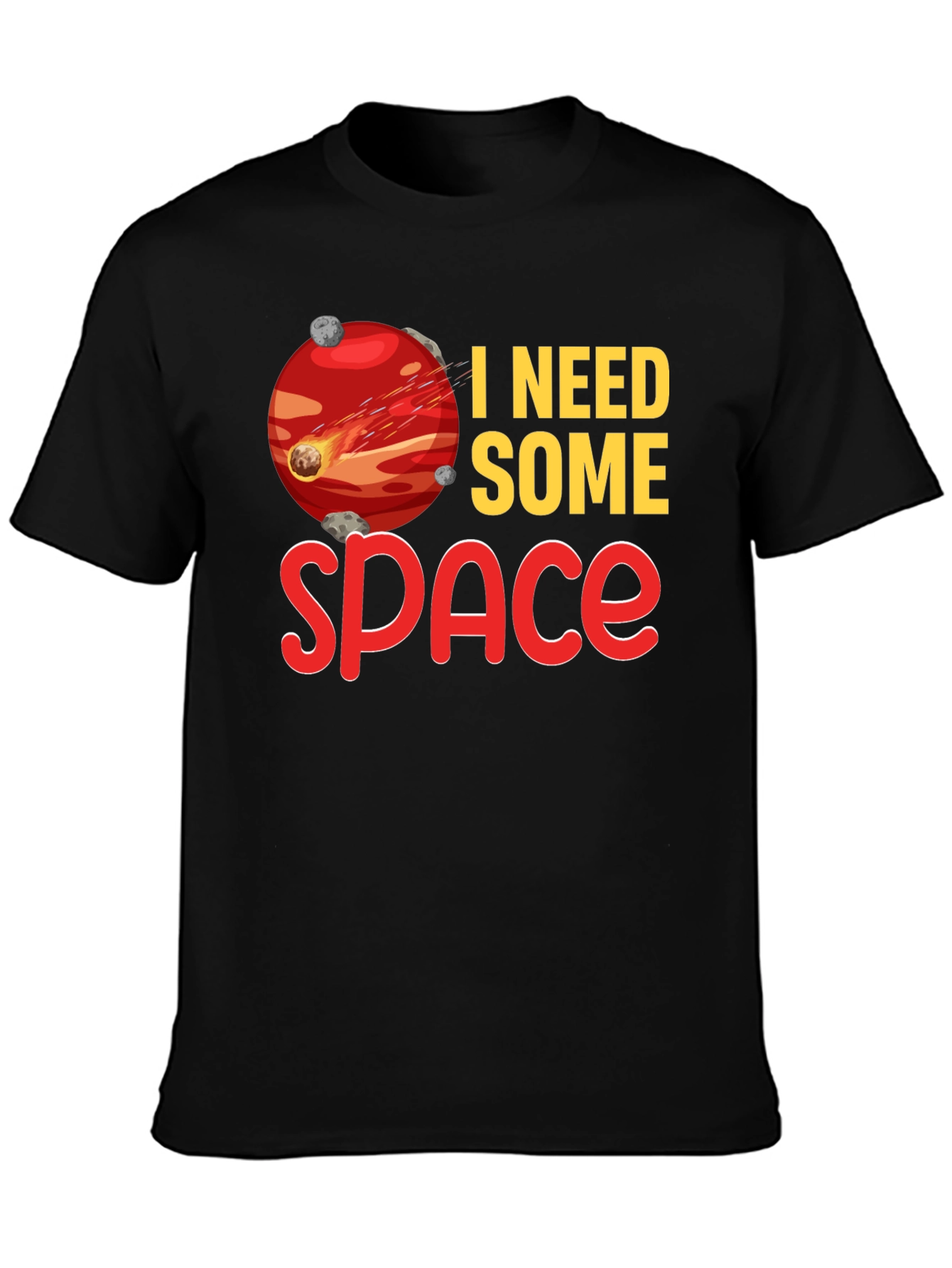 I Need Some Space T-Shirt Planet Graphic Tee