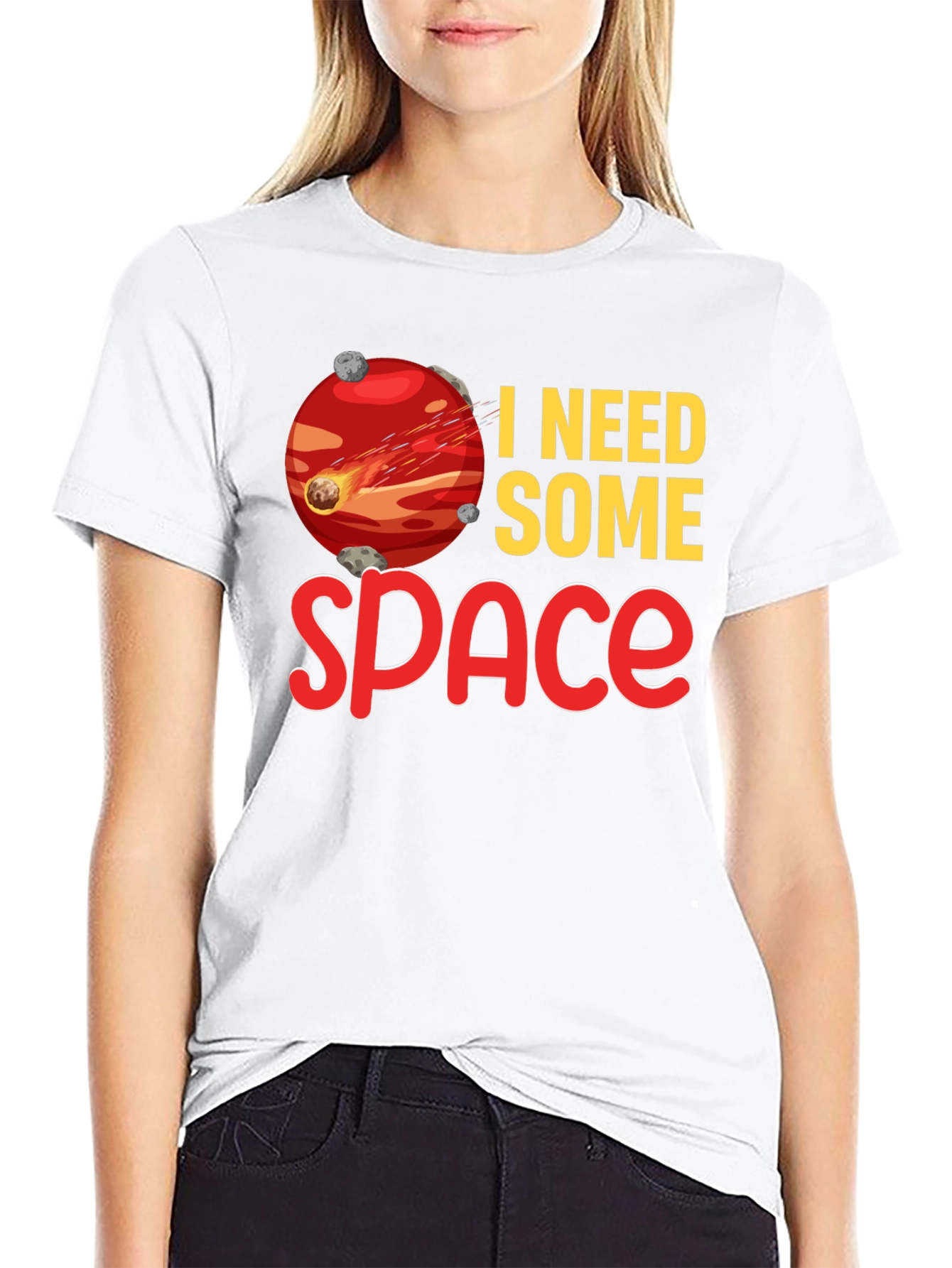 I Need Some Space T-Shirt Planet Graphic Tee