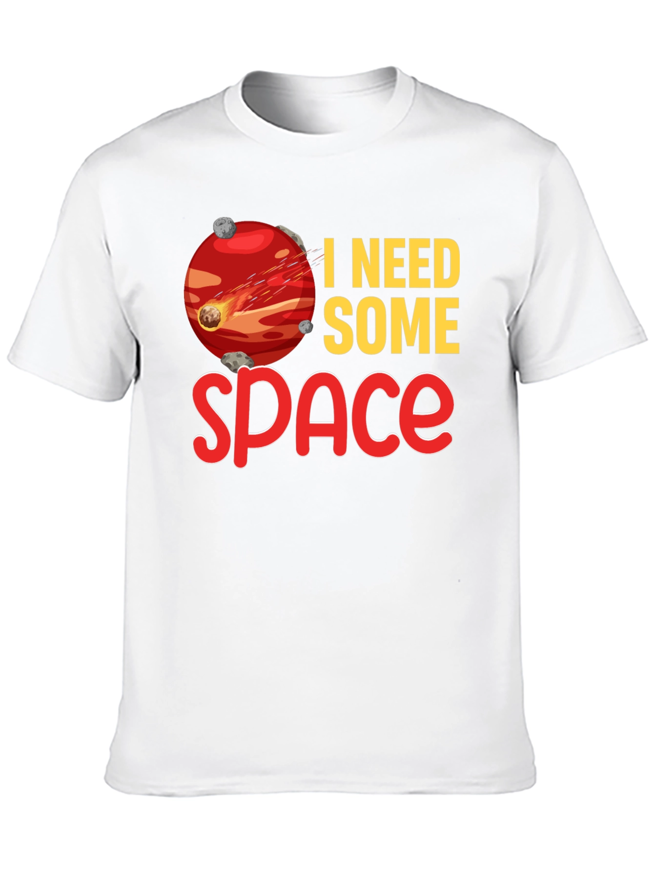I Need Some Space T-Shirt Planet Graphic Tee