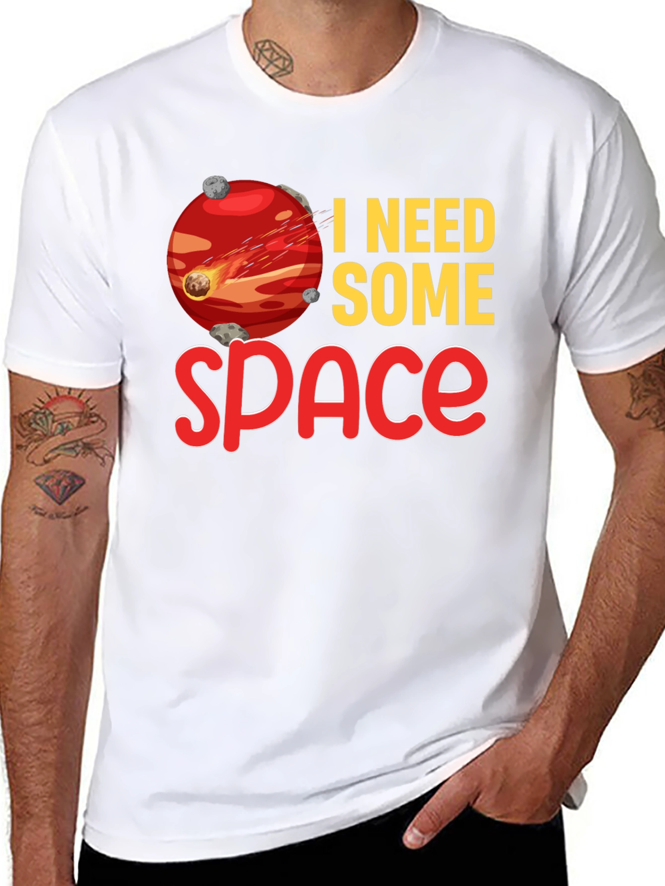 I Need Some Space T-Shirt Planet Graphic Tee