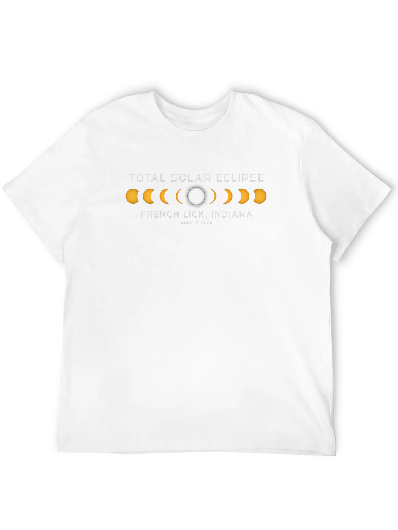 Total Solar Eclipse French Lick Indiana 2024 T-Shirt