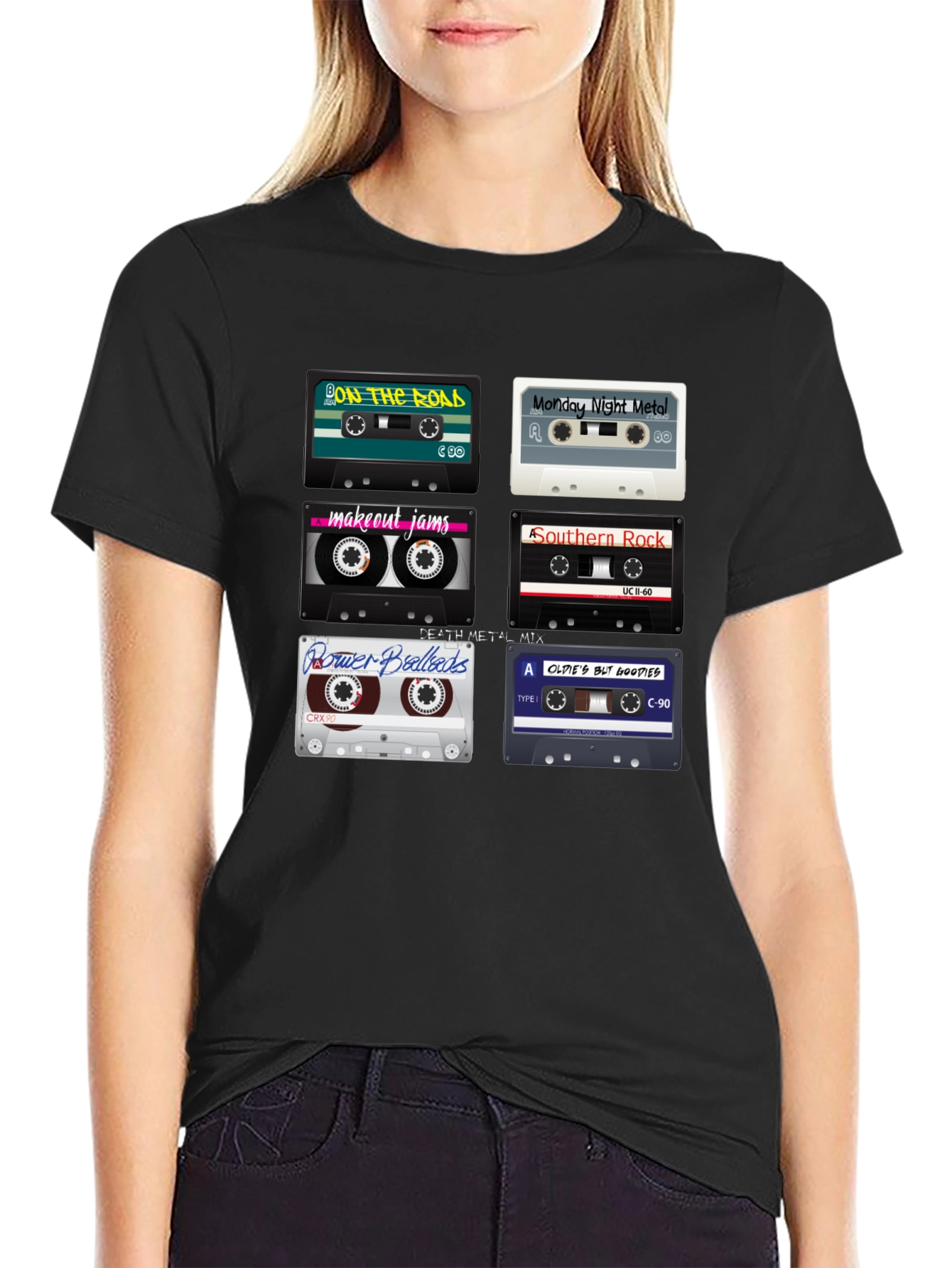 Retro Cassette Tape T-Shirt - Music Lover Tee