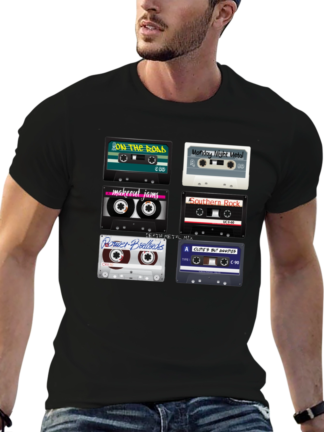 Retro Cassette Tape T-Shirt - Music Lover Tee