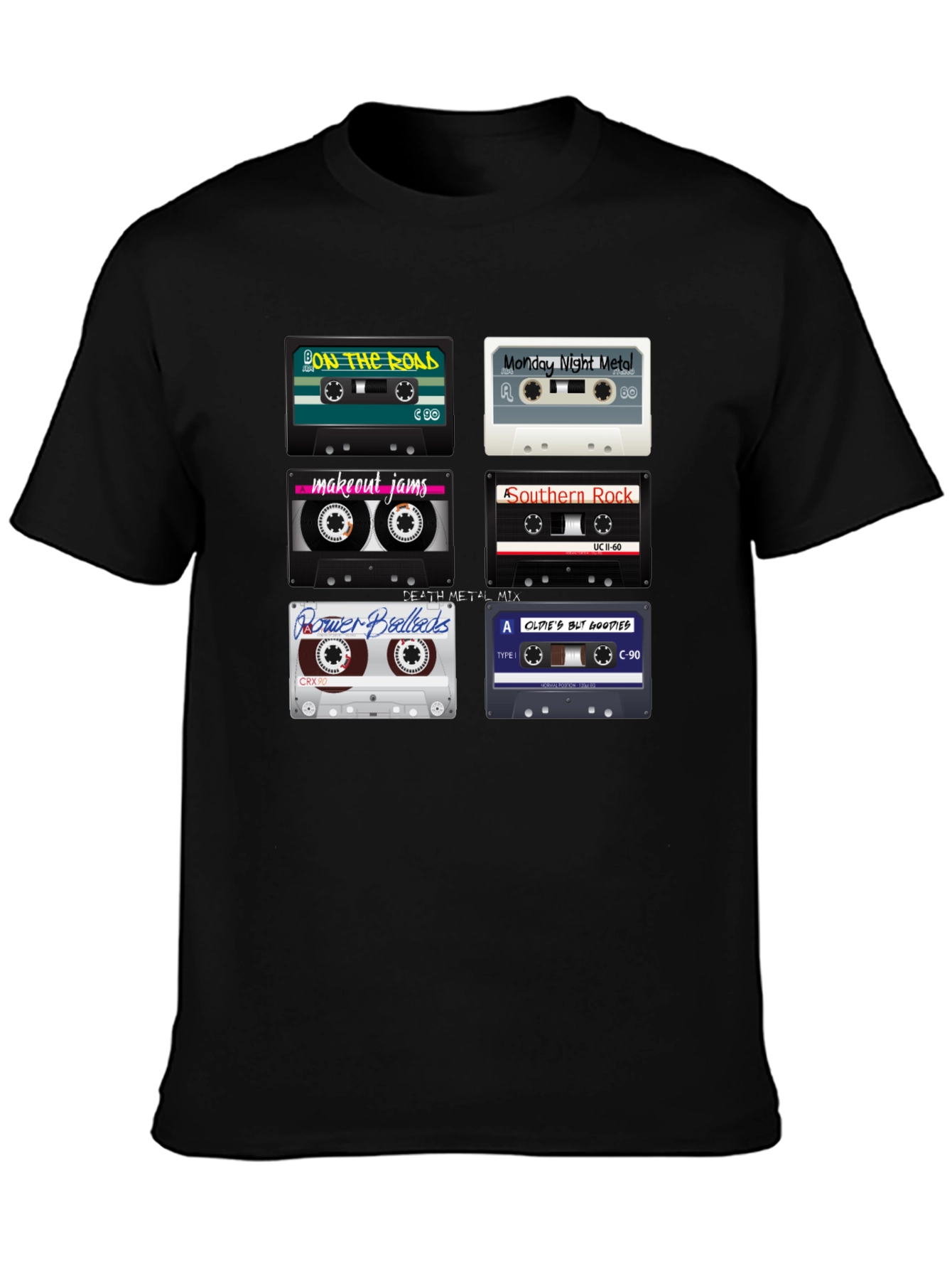 Retro Cassette Tape T-Shirt - Music Lover Tee