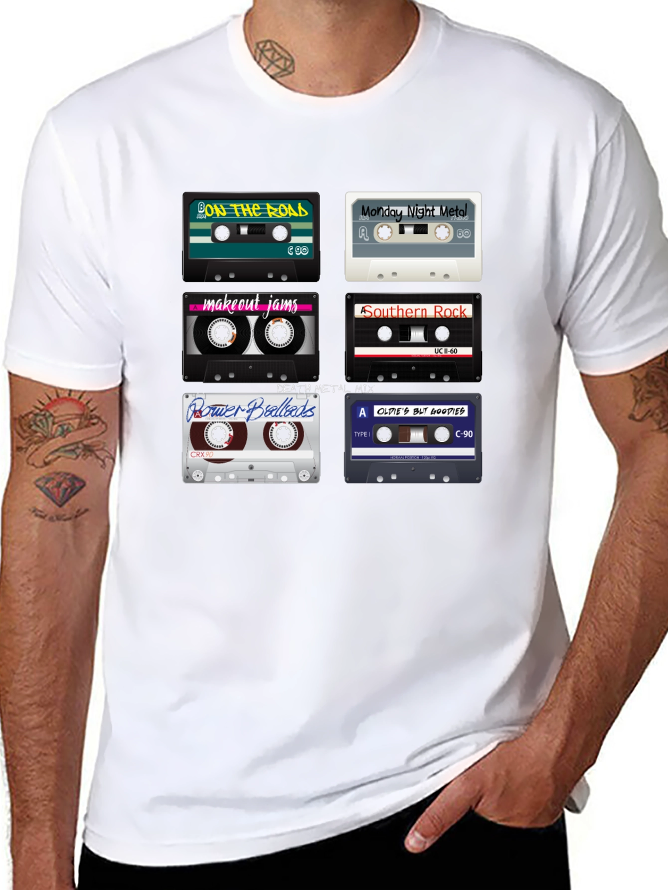 Retro Cassette Tape T-Shirt - Music Lover Tee