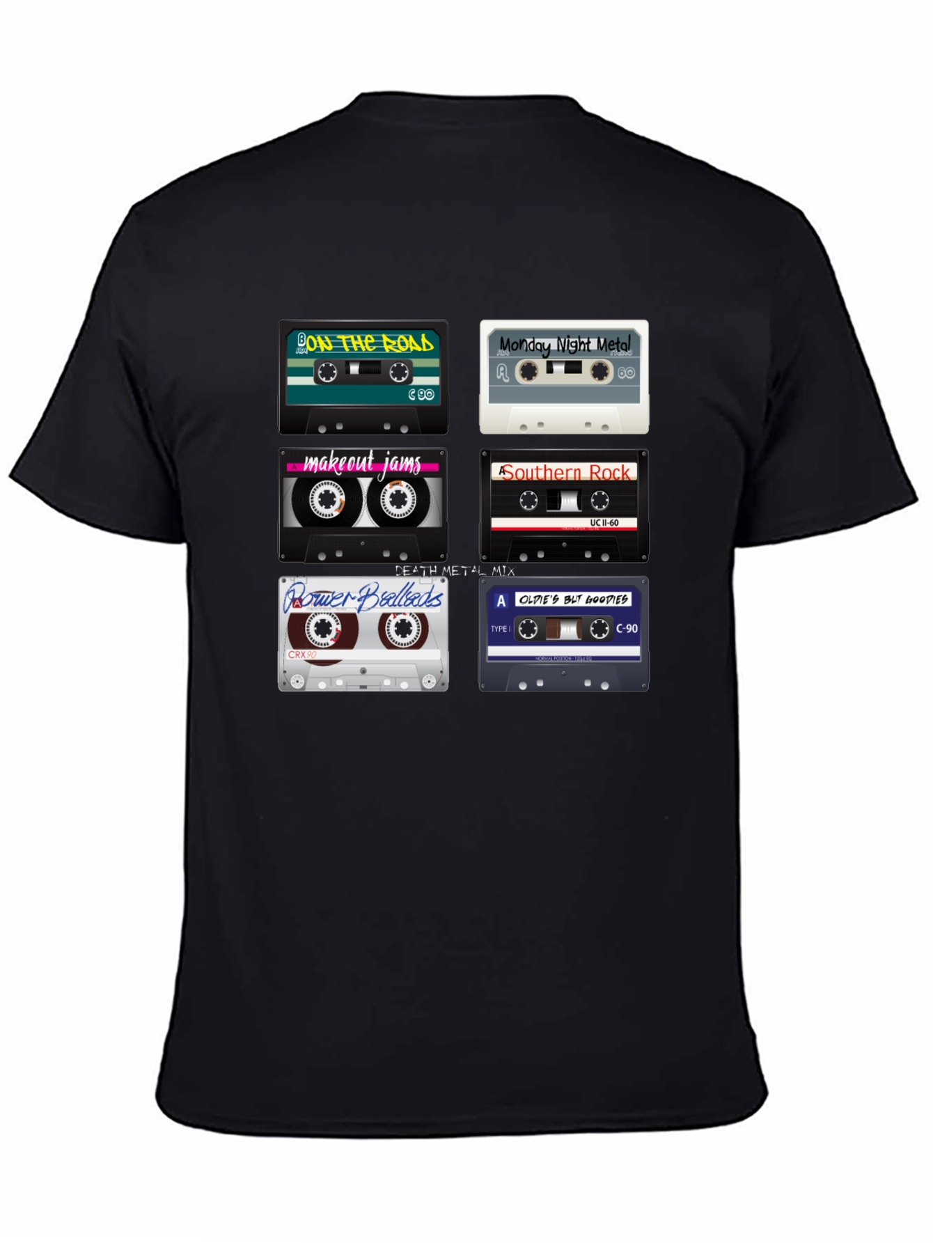 Retro Cassette Tape T-Shirt - Music Lover Tee