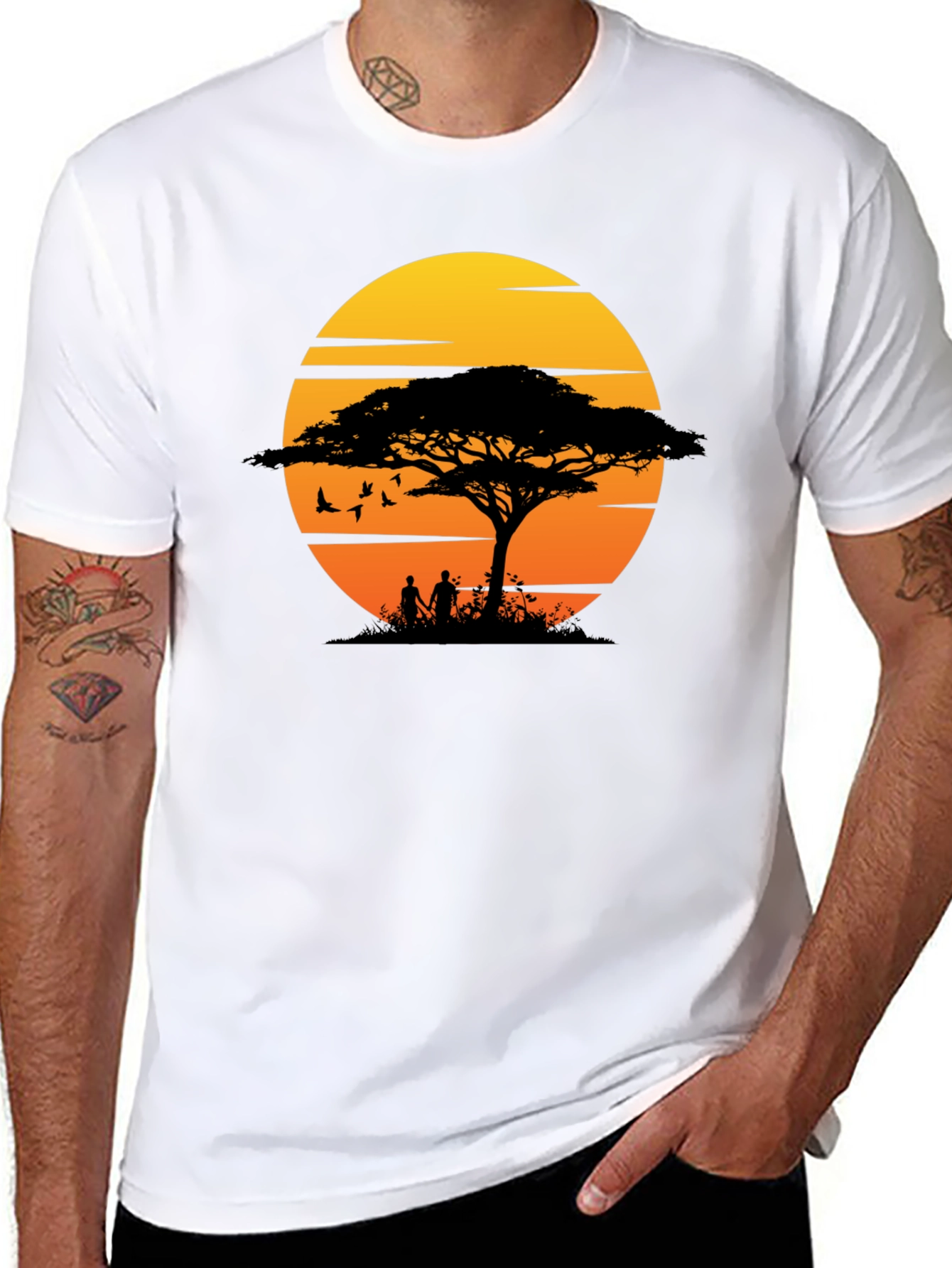 Sunset Safari Graphic Tee