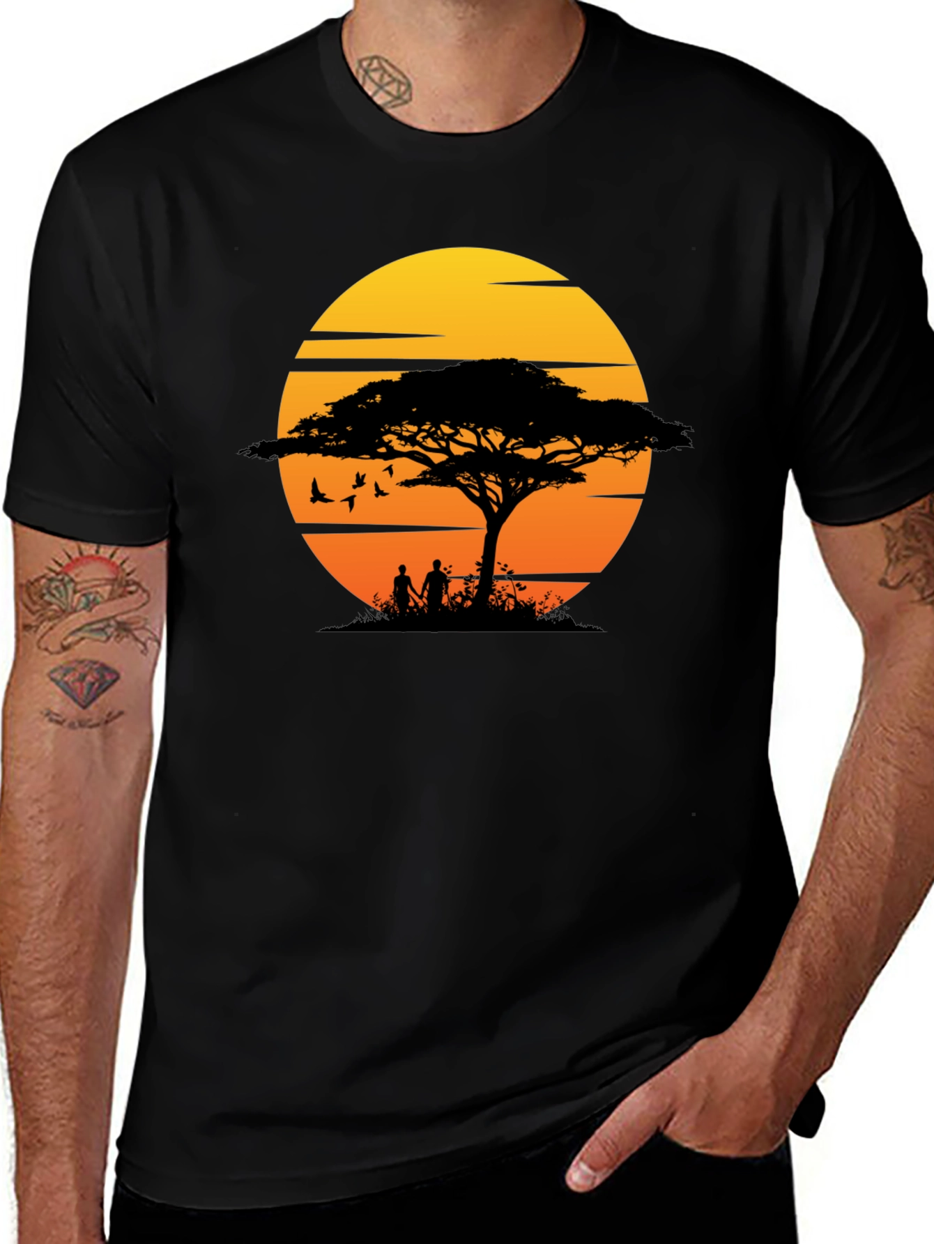 Sunset Safari Graphic Tee