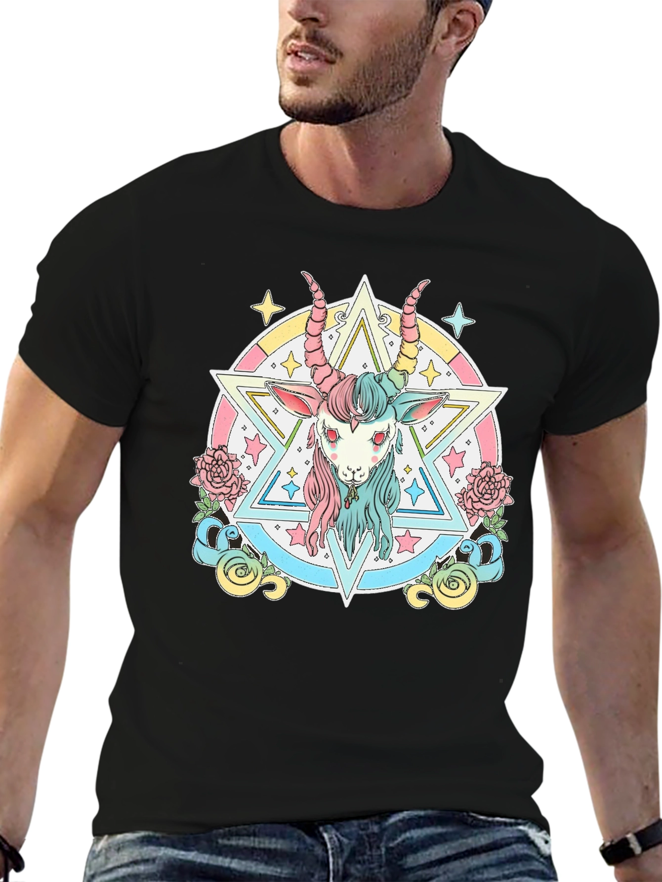 Pastel Goth Goat T-Shirt