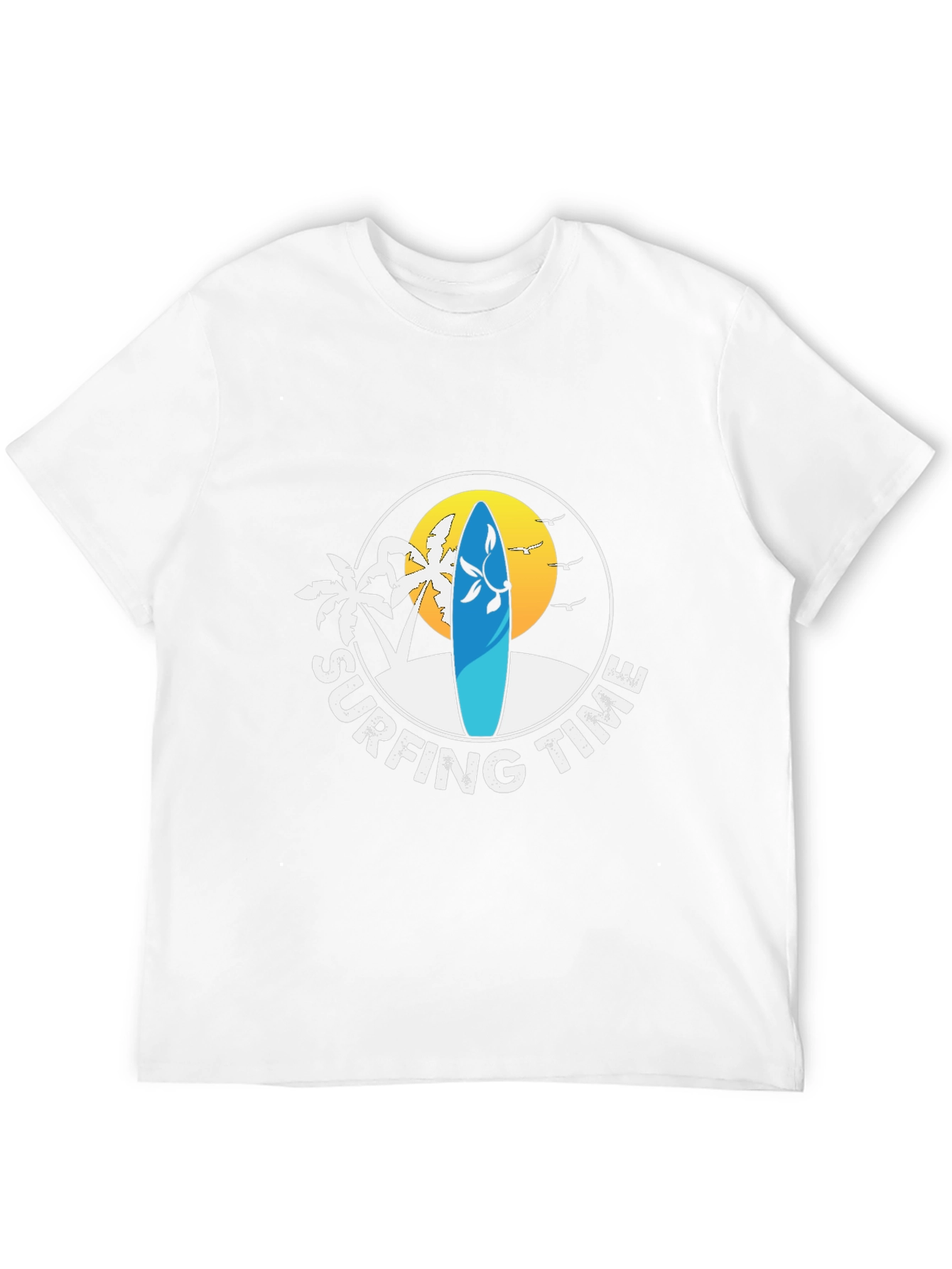 Surfing Time Graphic Tee - Beach Vibes