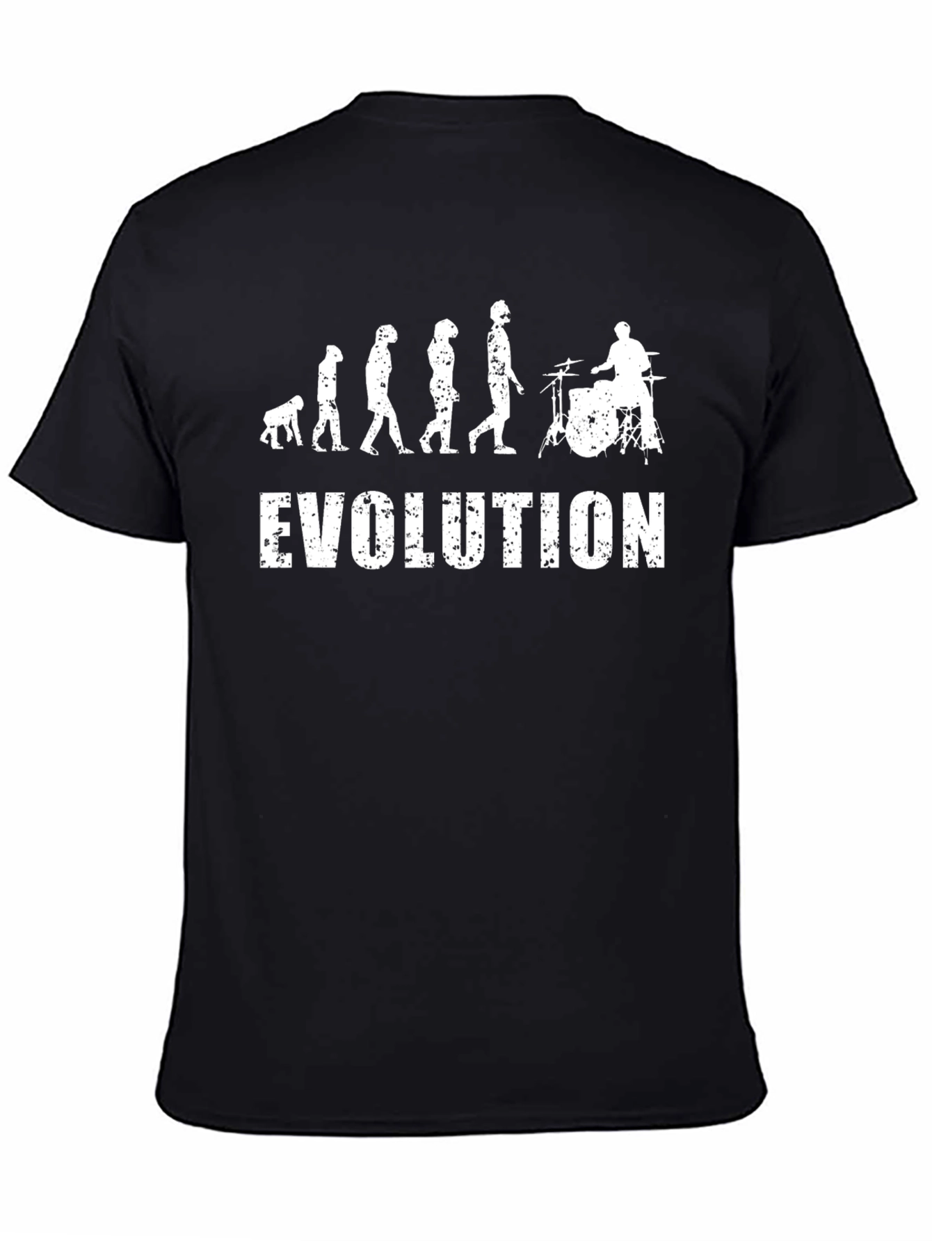 Evolution Drummer T-Shirt - Musician Humor Tee