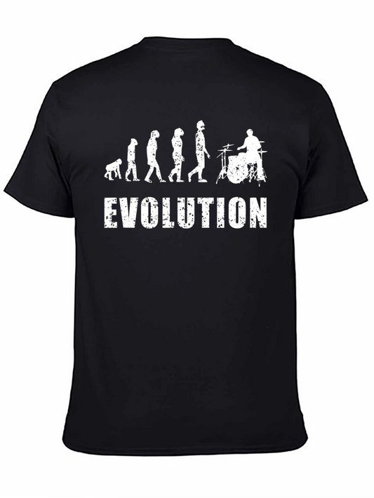 Evolution Drummer T-Shirt - Musician Humor Tee