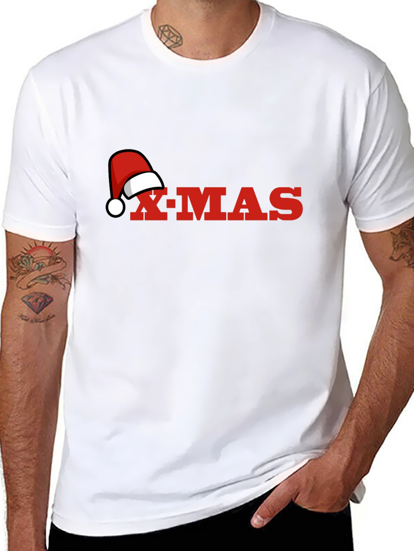 Festive X-Mas Holiday Graphic Tee